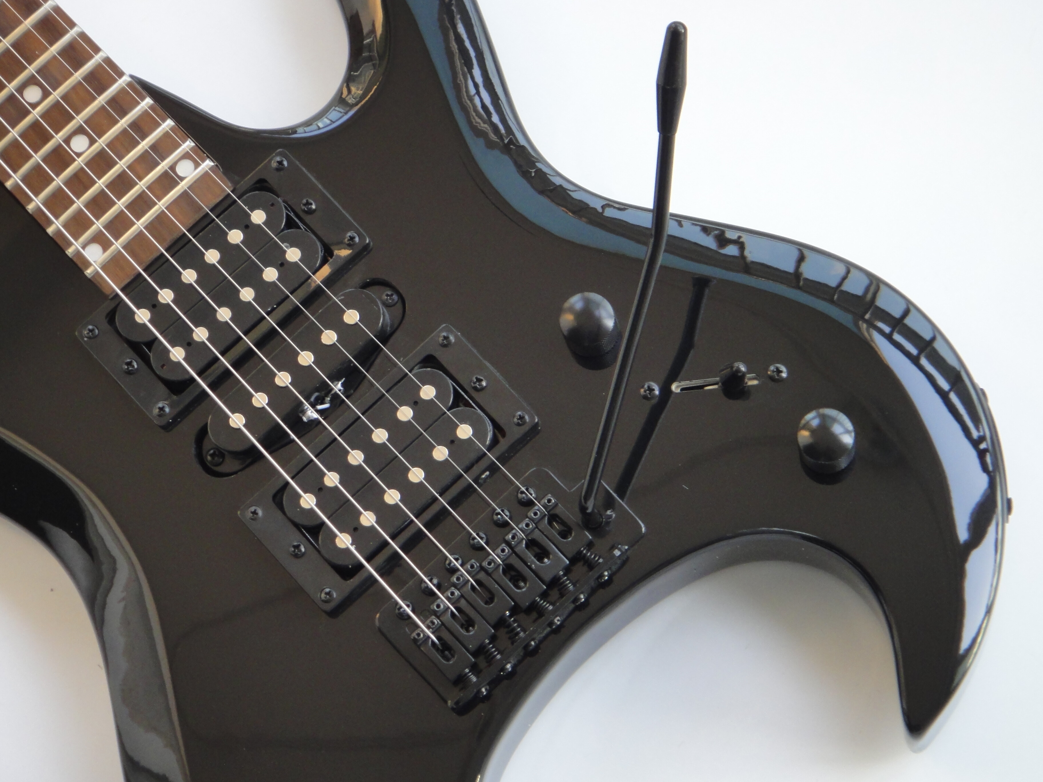 Afanti Customized Hsh Vintage Trémolo Sincronizado 6 Cuerdas Guitarra Eléctrica Sin Cabeza