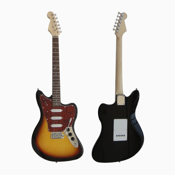Guitarra Eléctrica Afanti Customized SSS Tremolo Bridge Rosewood Fingerboard Sunburst