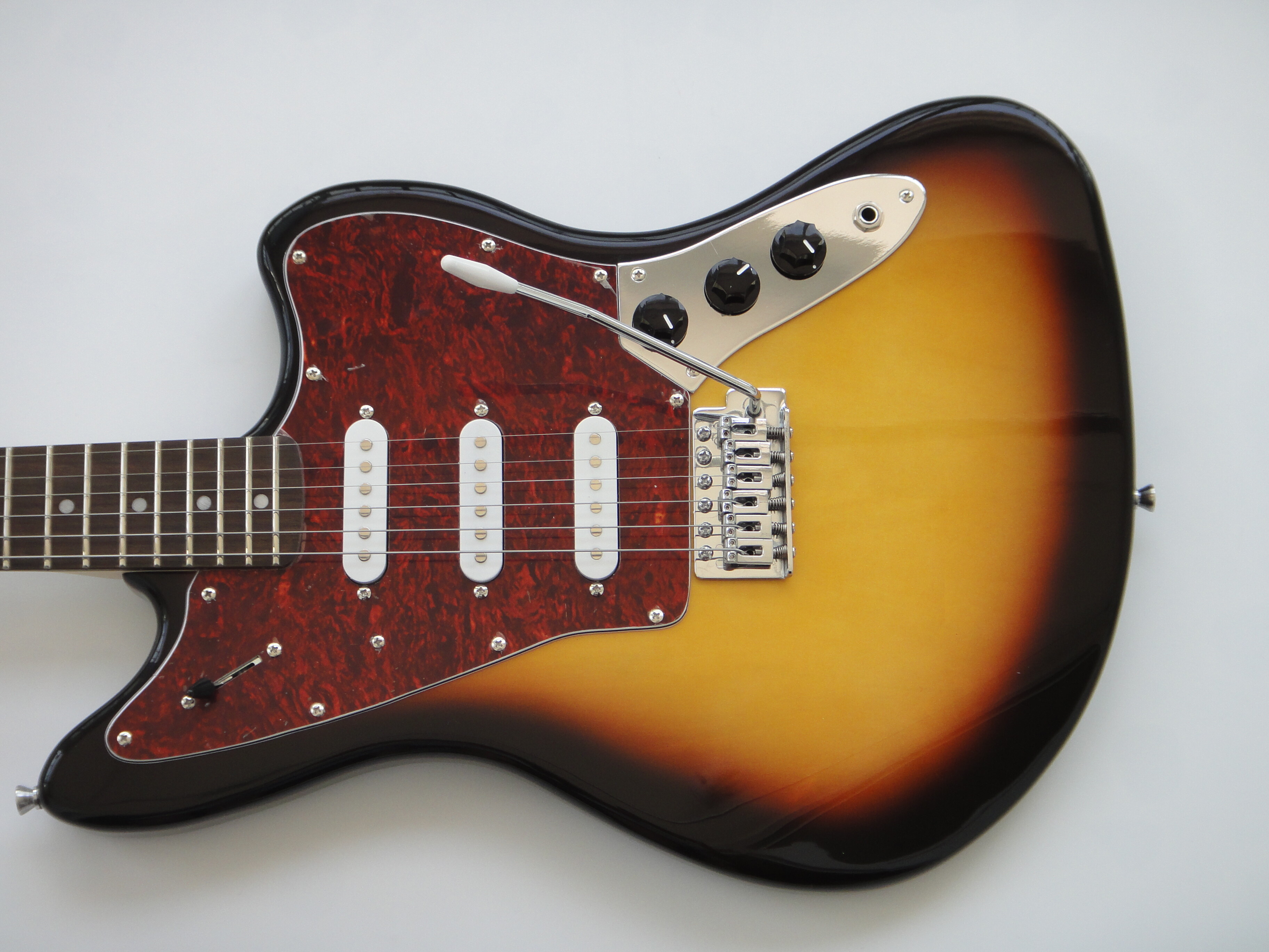 Guitarra Eléctrica Afanti Customized SSS Tremolo Bridge Rosewood Fingerboard Sunburst
