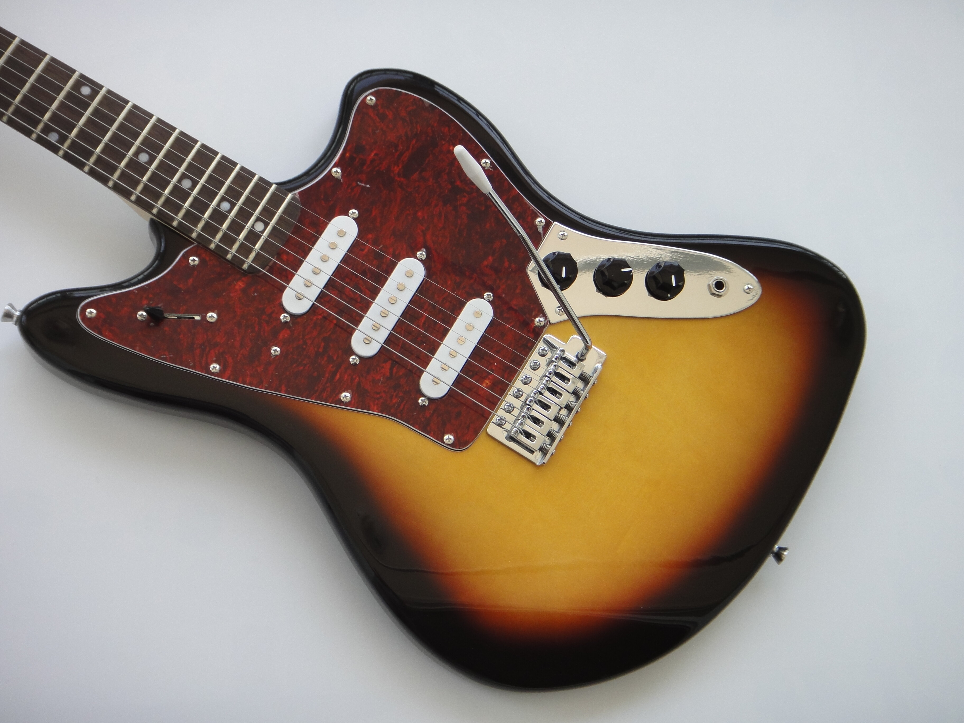 Guitarra Eléctrica Afanti Customized SSS Tremolo Bridge Rosewood Fingerboard Sunburst