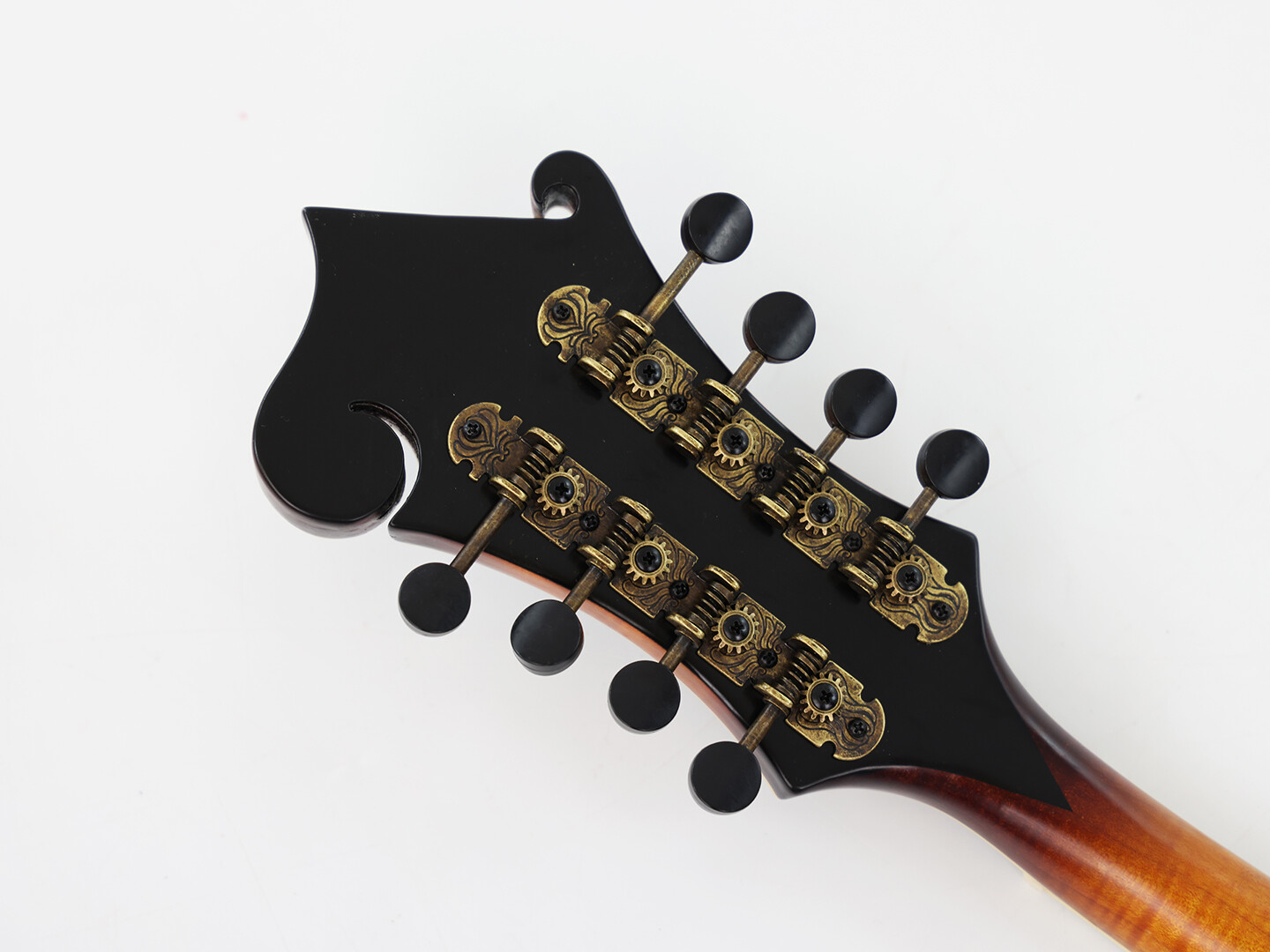 Mandolina Afanti Solid Hand-Carved AB Flamed Maple Back and Side F