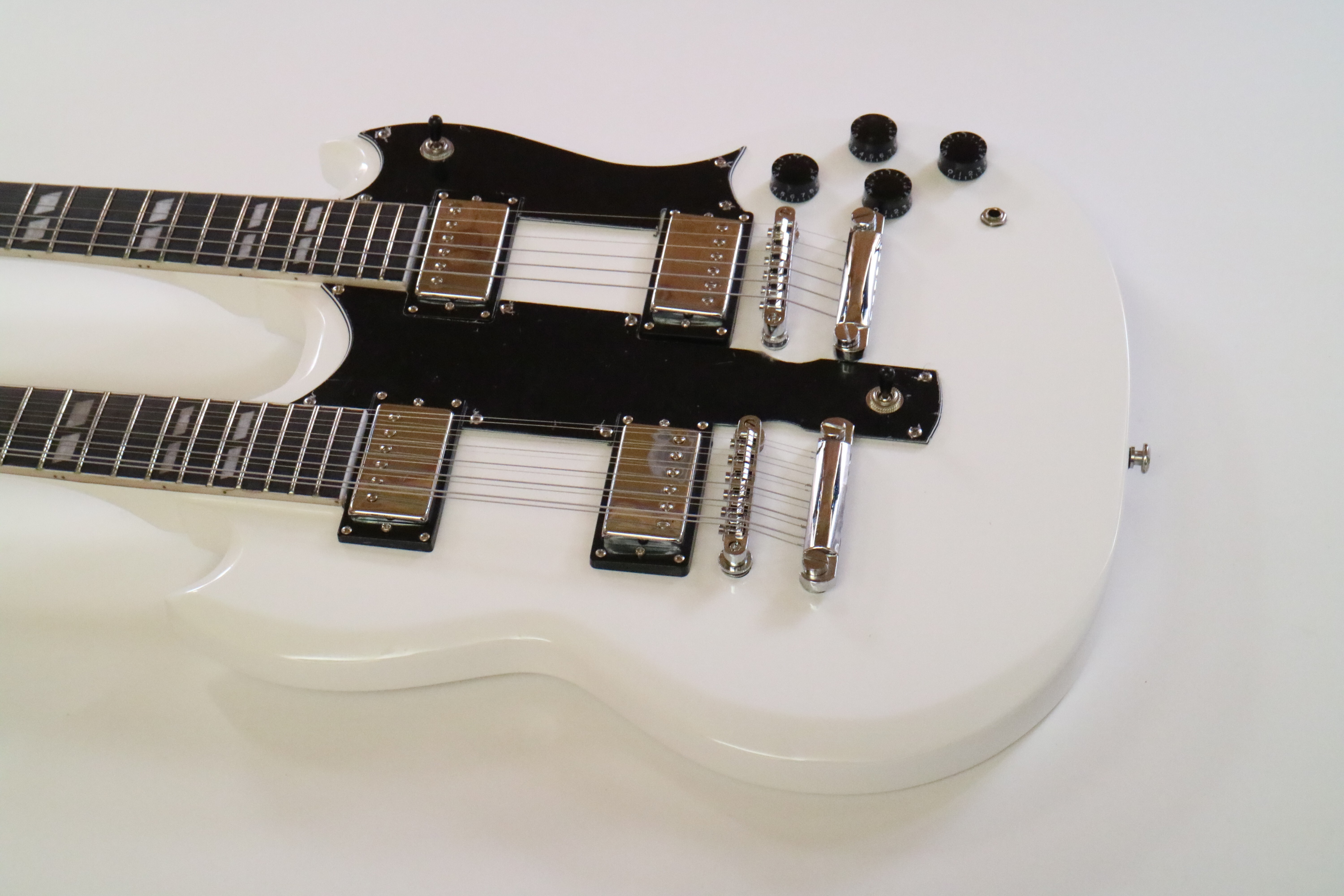 Guitarra Eléctrica Afanti Sg Style Basswood Body Maple Neck Double Neck