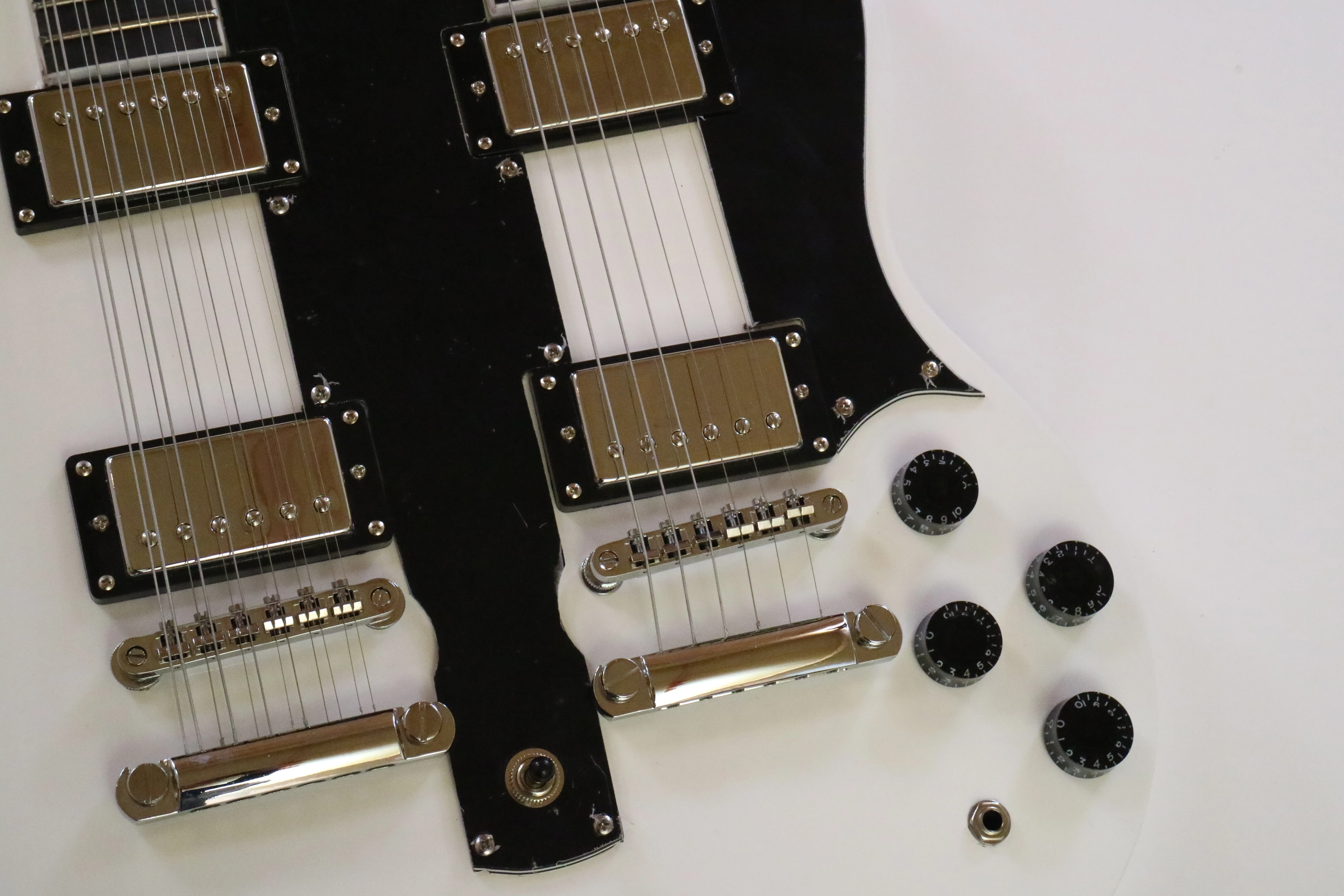 Guitarra Eléctrica Afanti Sg Style Basswood Body Maple Neck Double Neck
