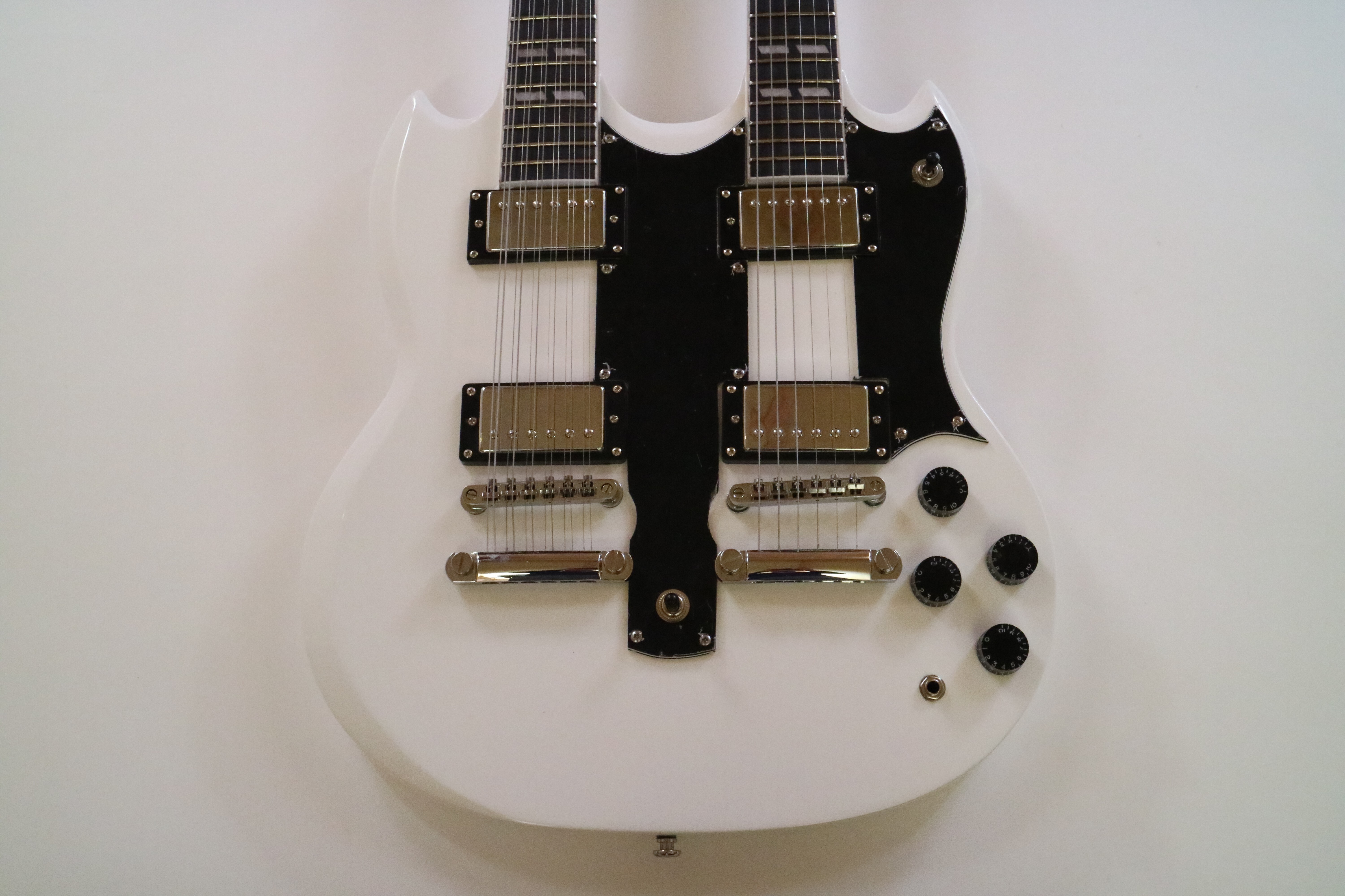 Guitarra Eléctrica Afanti Sg Style Basswood Body Maple Neck Double Neck