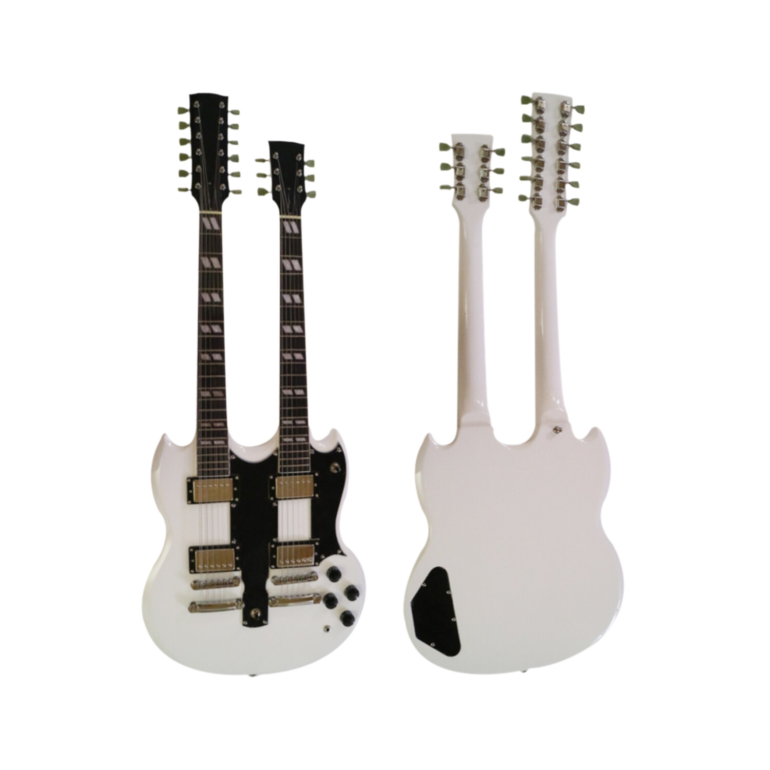 Guitarra Eléctrica Afanti Sg Style Basswood Body Maple Neck Double Neck