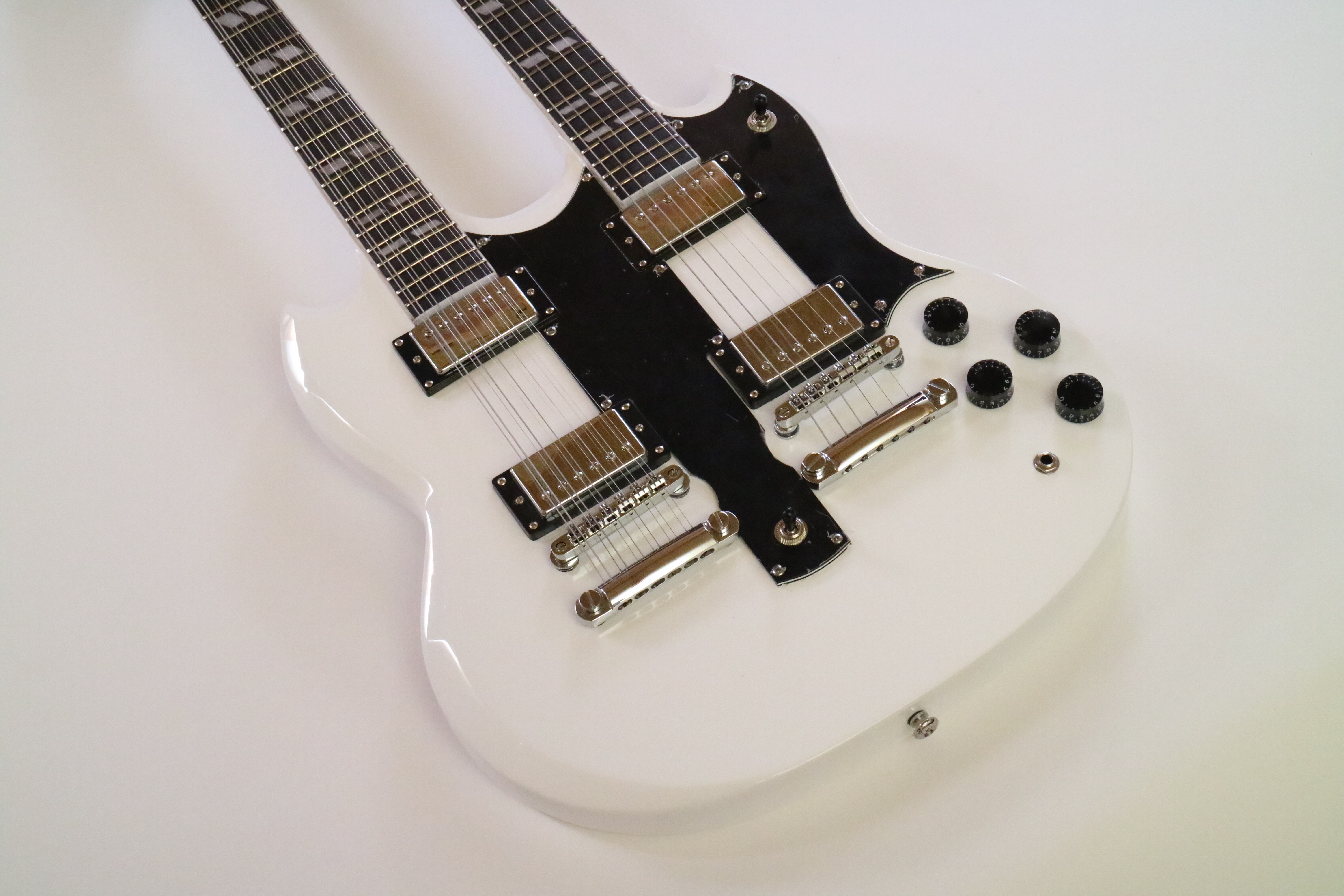 Guitarra Eléctrica Afanti Sg Style Basswood Body Maple Neck Double Neck