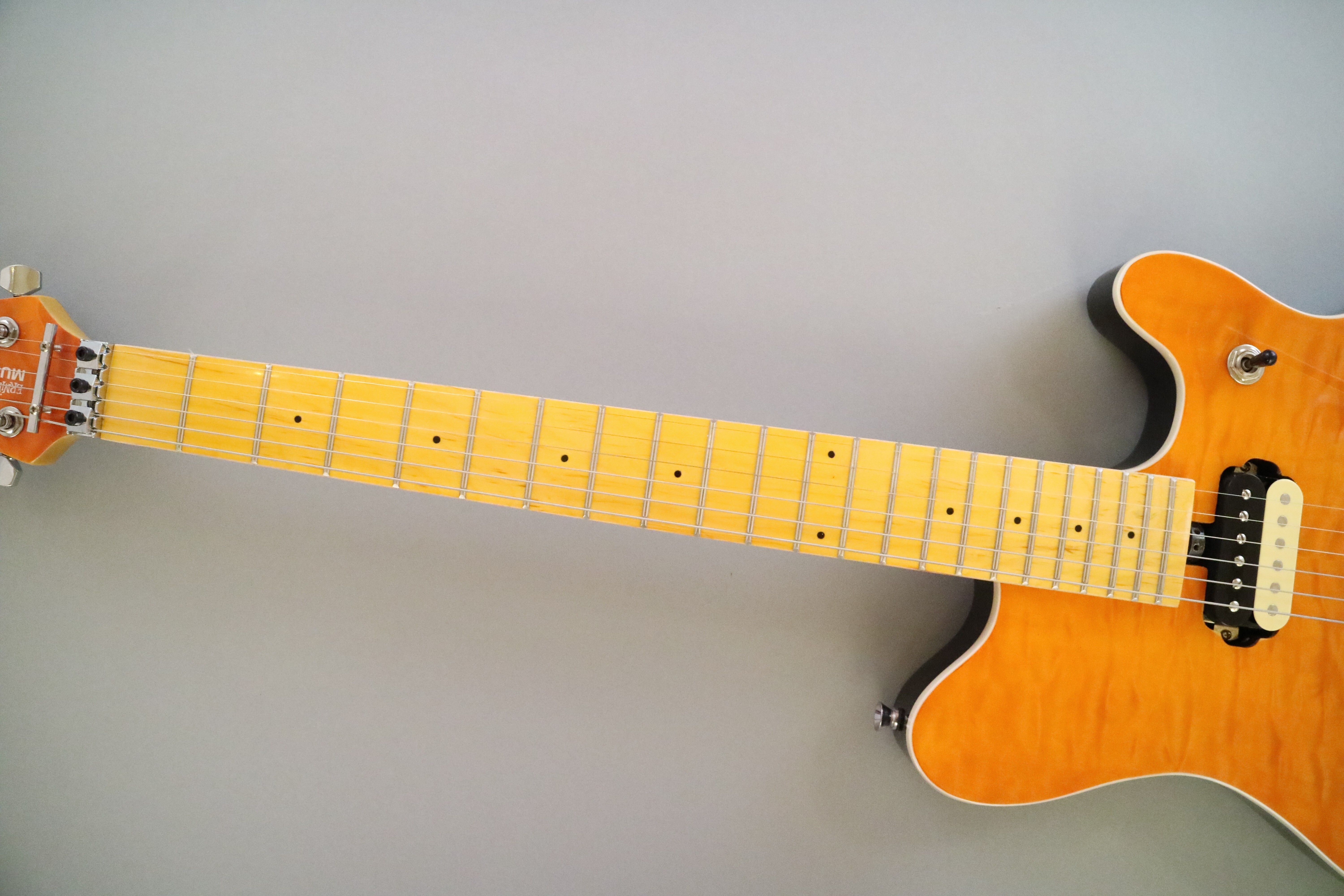 Afanti custom zebrawood pickup double locking tremolo bridge quilted maple guitarra eléctrica