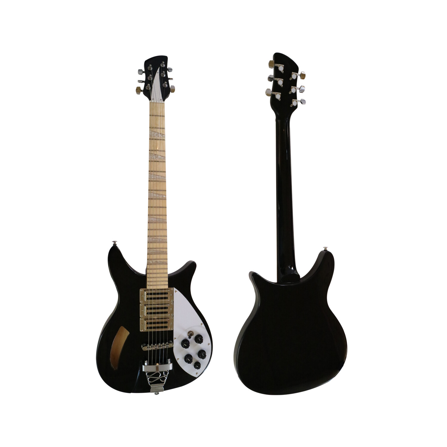 Guitarra Eléctrica Afanti Hollow Body Maple Fretboard Rick Style