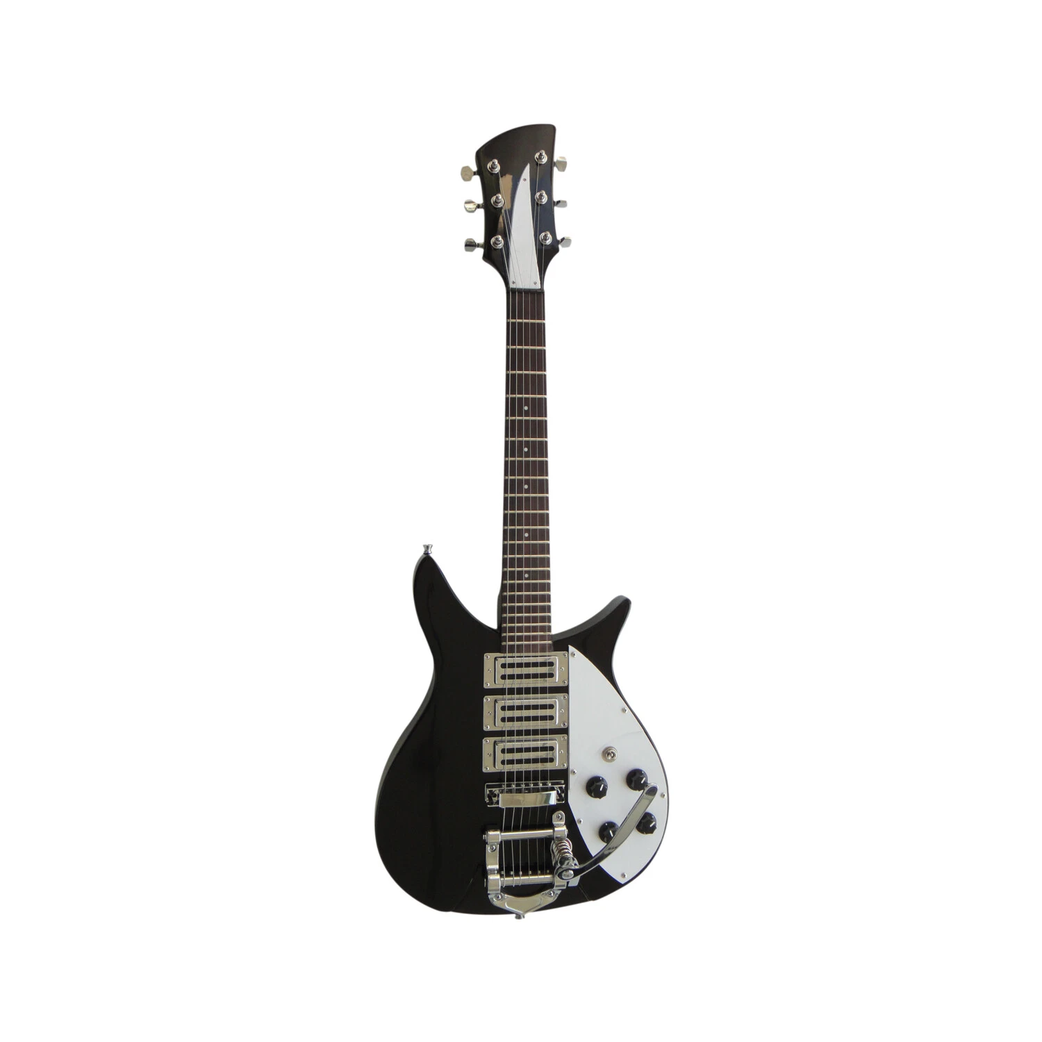 Guitarra Eléctrica Afanti Rick Negra Cuerpo Sólido