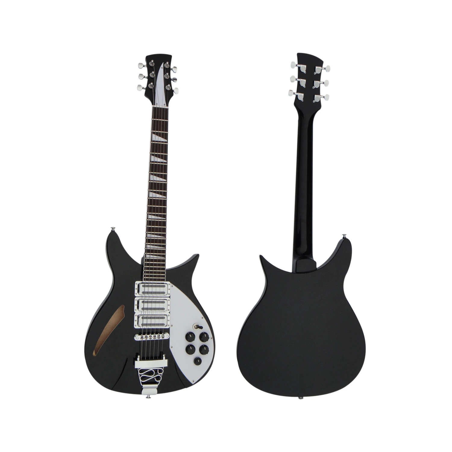 Guitarra Eléctrica Afanti Rick de Cuerpo Semi Hueco