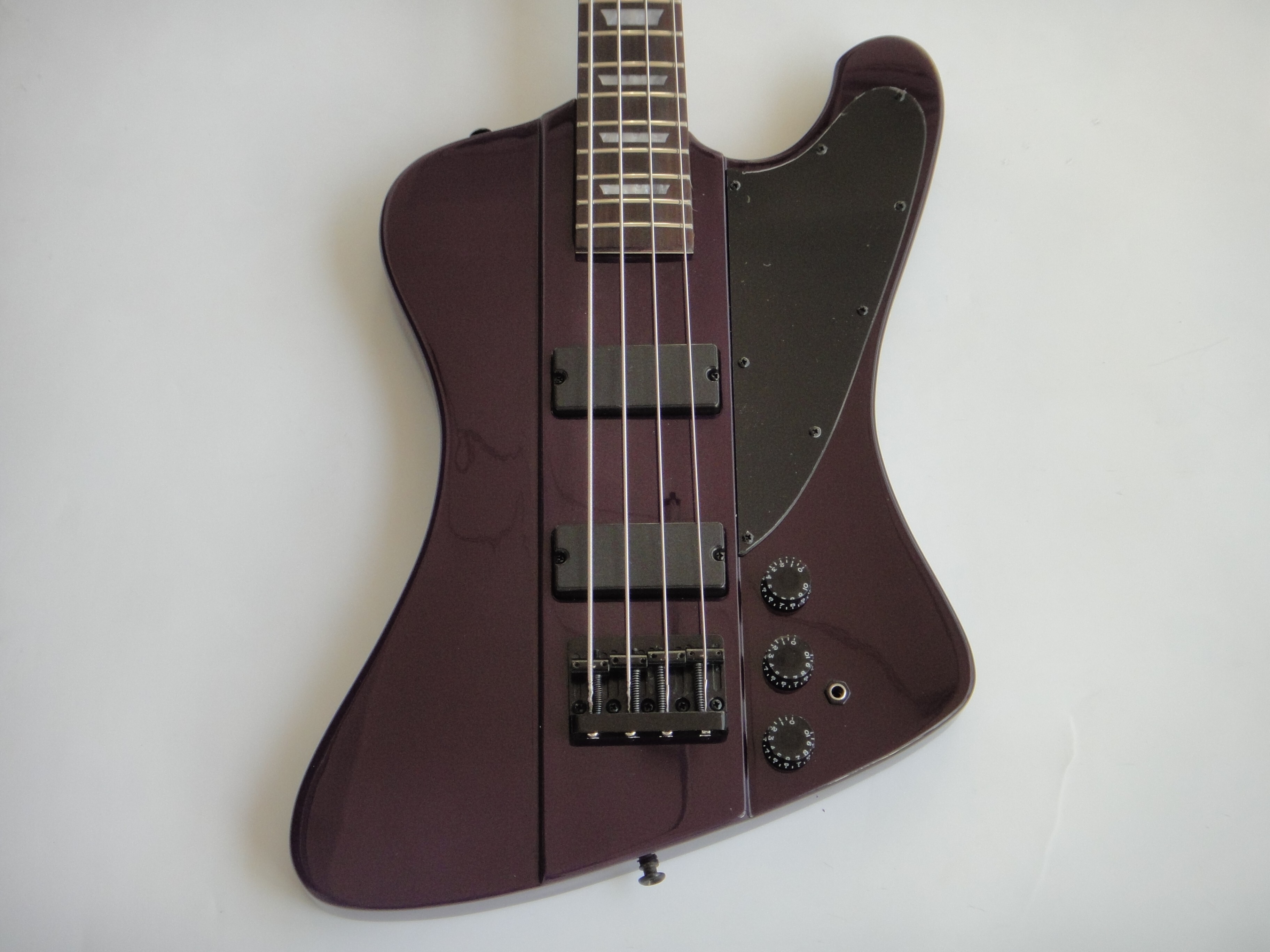 Afanti Caoba Cuerpo 4 Cuerdas Guitarra Eléctrica Bajo