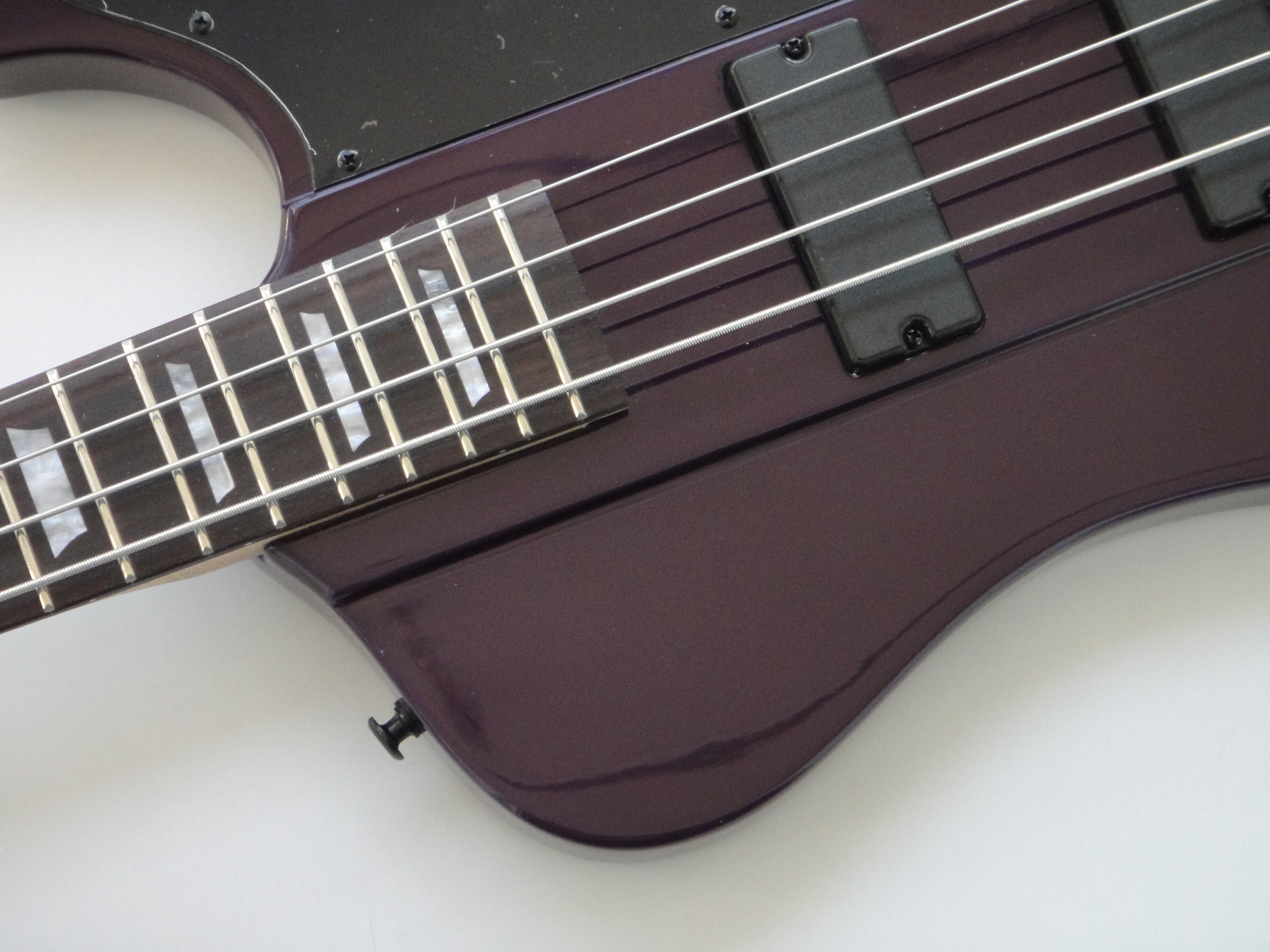 Afanti Caoba Cuerpo 4 Cuerdas Guitarra Eléctrica Bajo