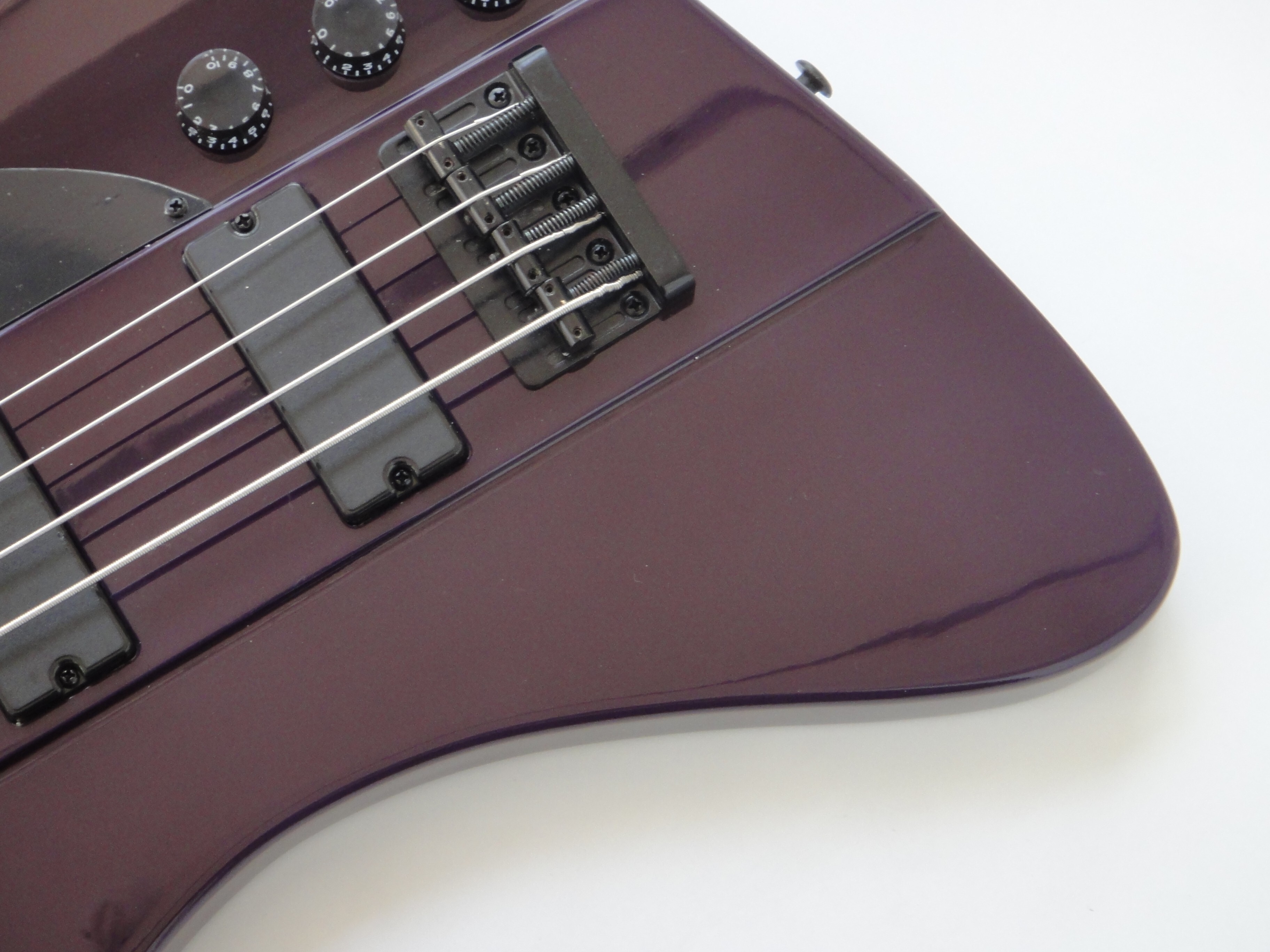 Afanti Caoba Cuerpo 4 Cuerdas Guitarra Eléctrica Bajo