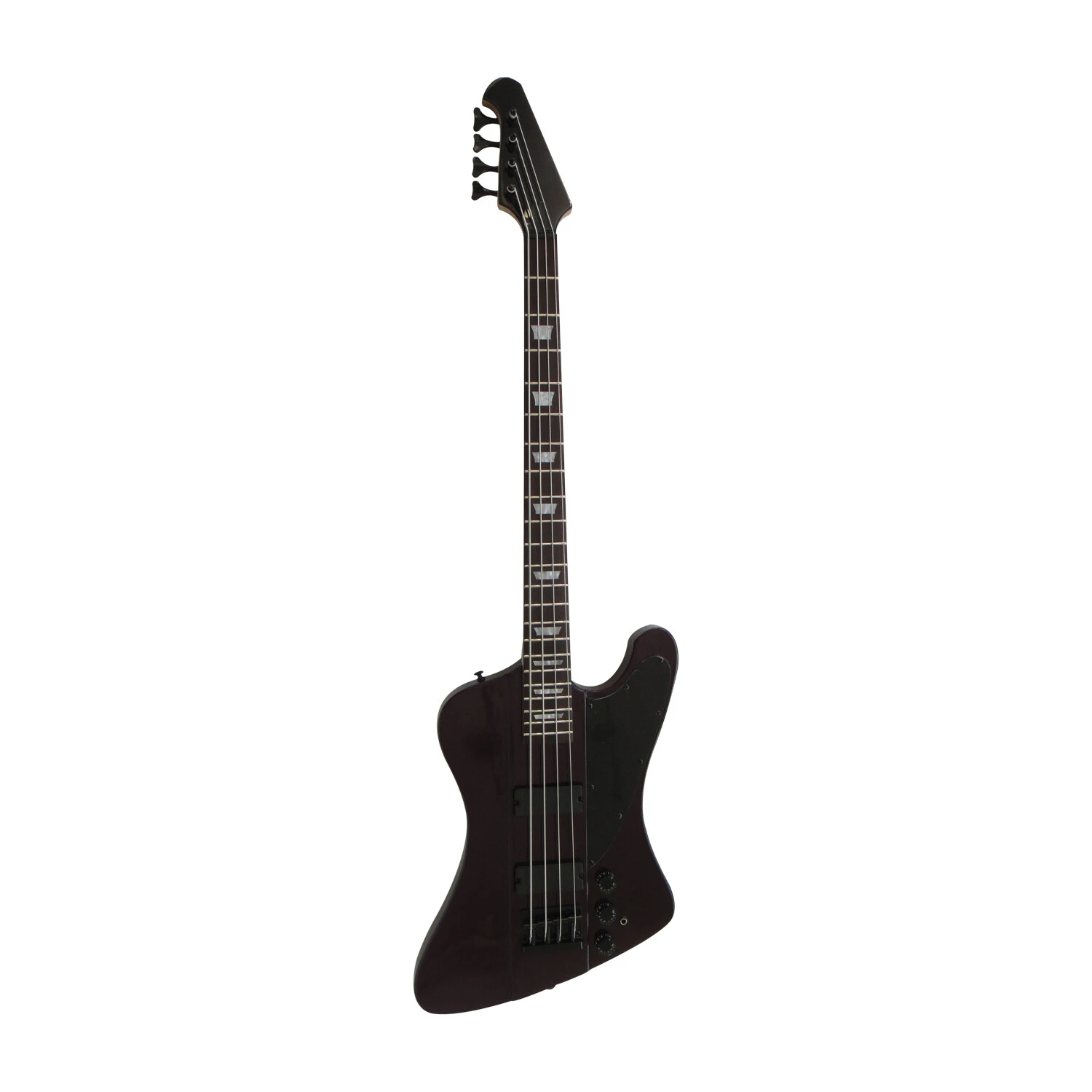 Afanti Caoba Cuerpo 4 Cuerdas Guitarra Eléctrica Bajo
