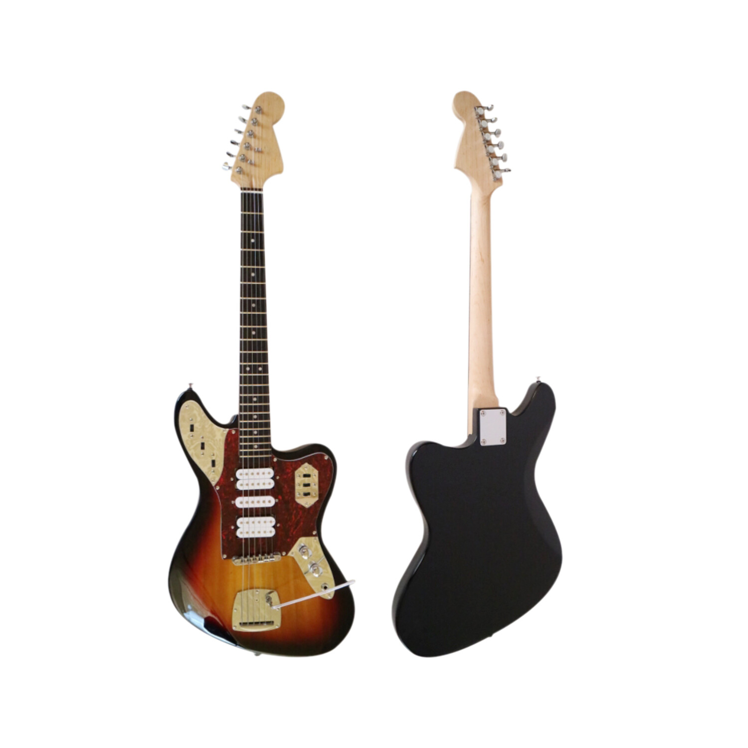 Guitarra Eléctrica Afanti Customized Hsh Tremolo Bridge Rosewood Fingerboard Sunburst