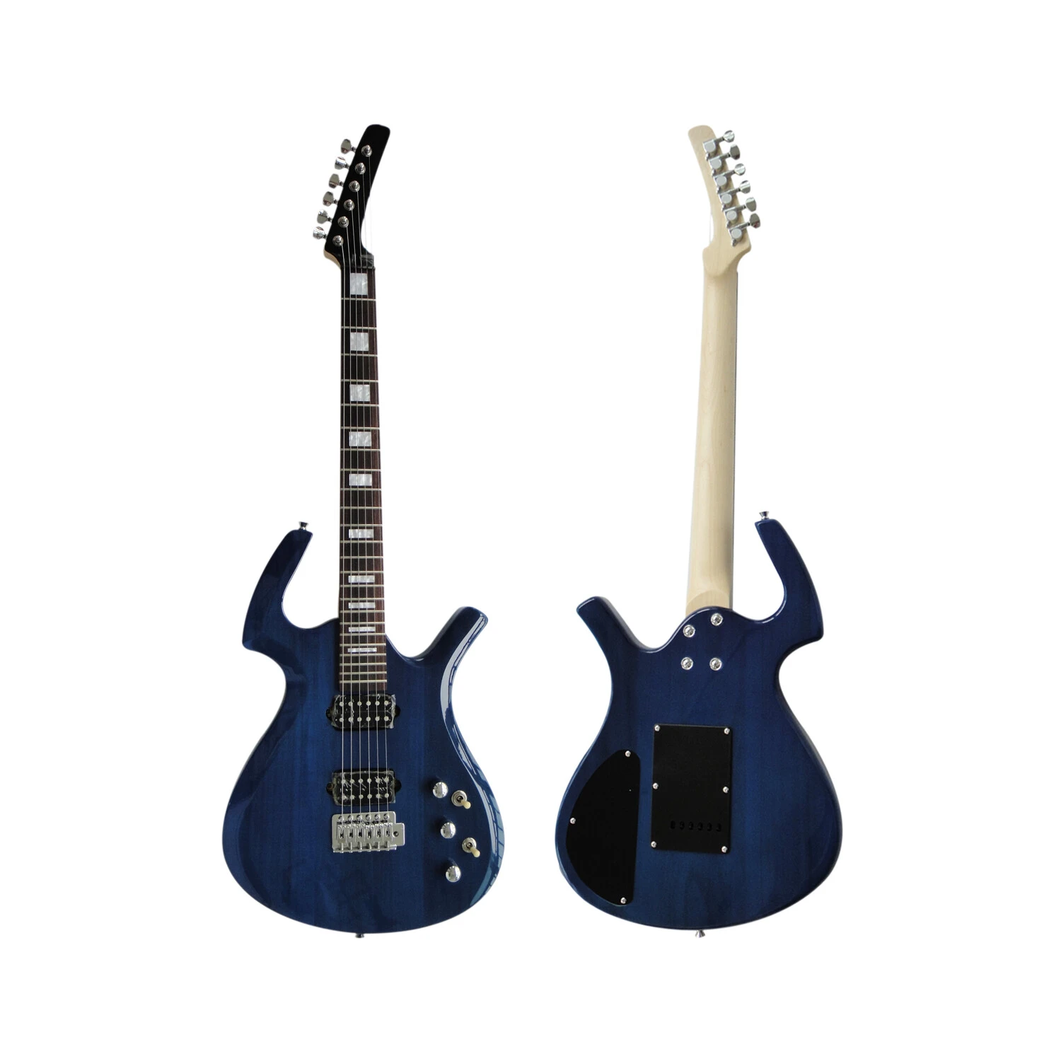 Guitarra Eléctrica Afanti Customized Azul 6 Cuerdas Parker Style