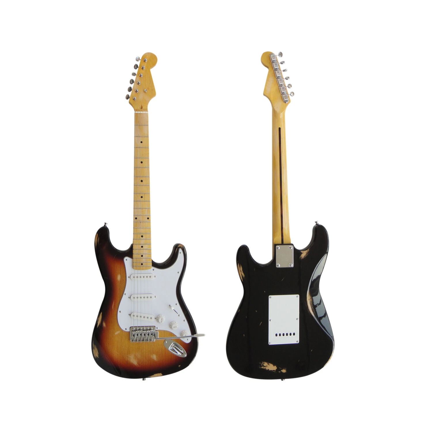 Guitarra Eléctrica Afanti Ash Body SSS Relic Sunburst St