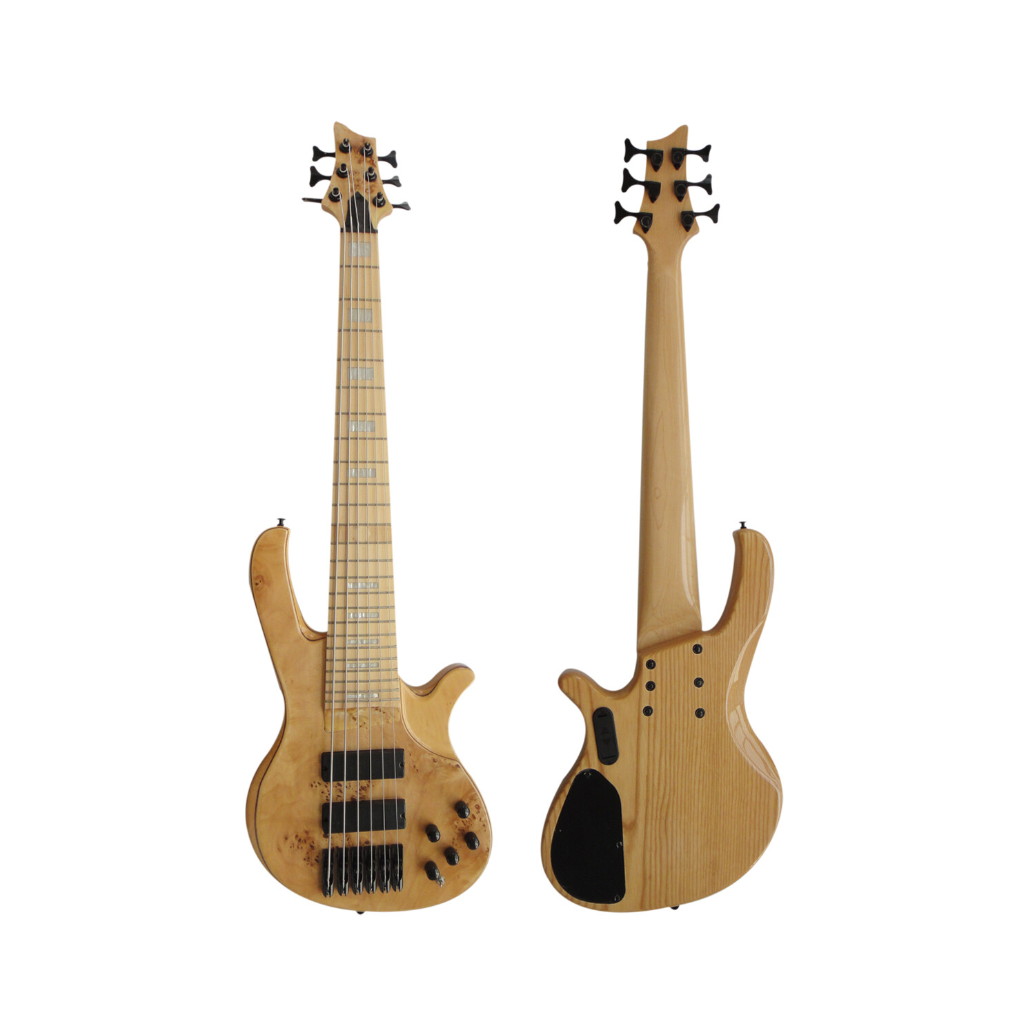 Guitarra Bajo Afanti Ash Body with Poplar Burl Veneer