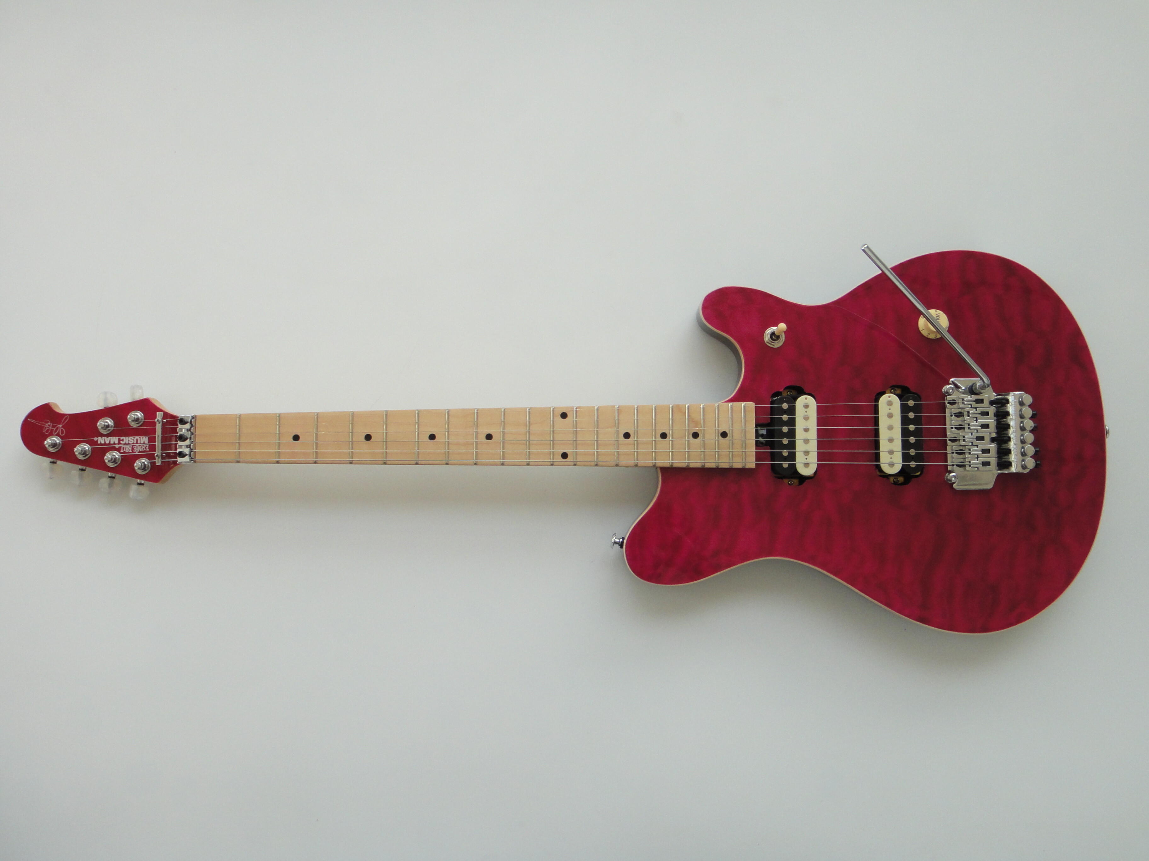 Guitarra eléctrica Afanti con cuerpo de tilo y chapa de arce acolchado