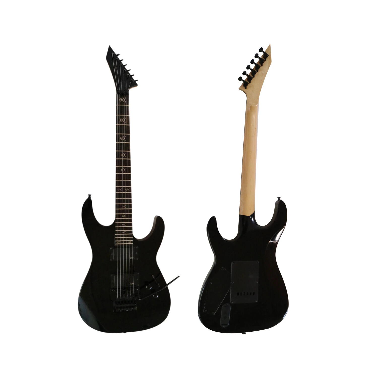 Afanti Guitarra Eléctrica con Cuerpo de Caoba y Pastilla EMG