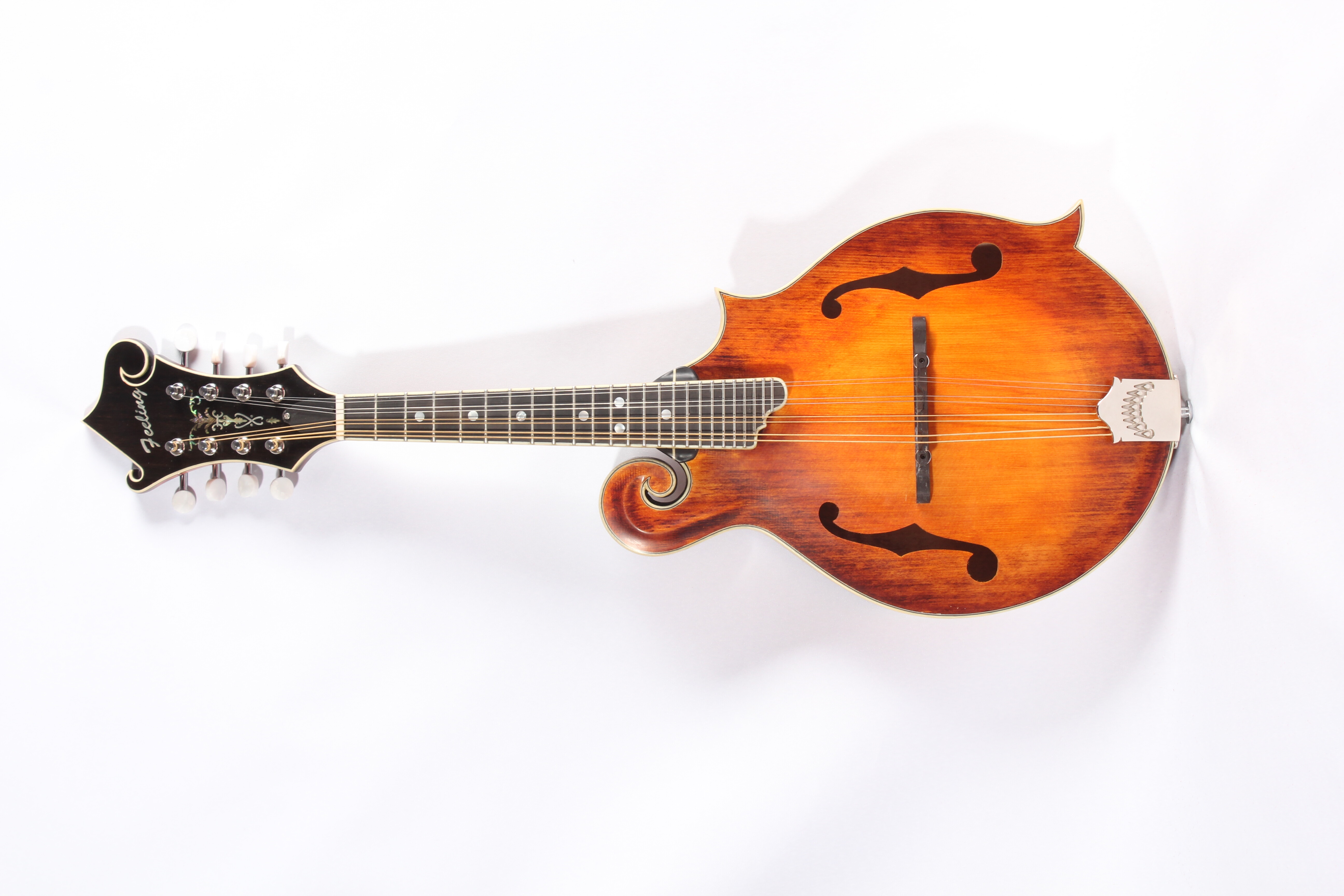Afanti Solid AAA Flamed Maple Back F Style Mandolin Instrumentos Musicales
