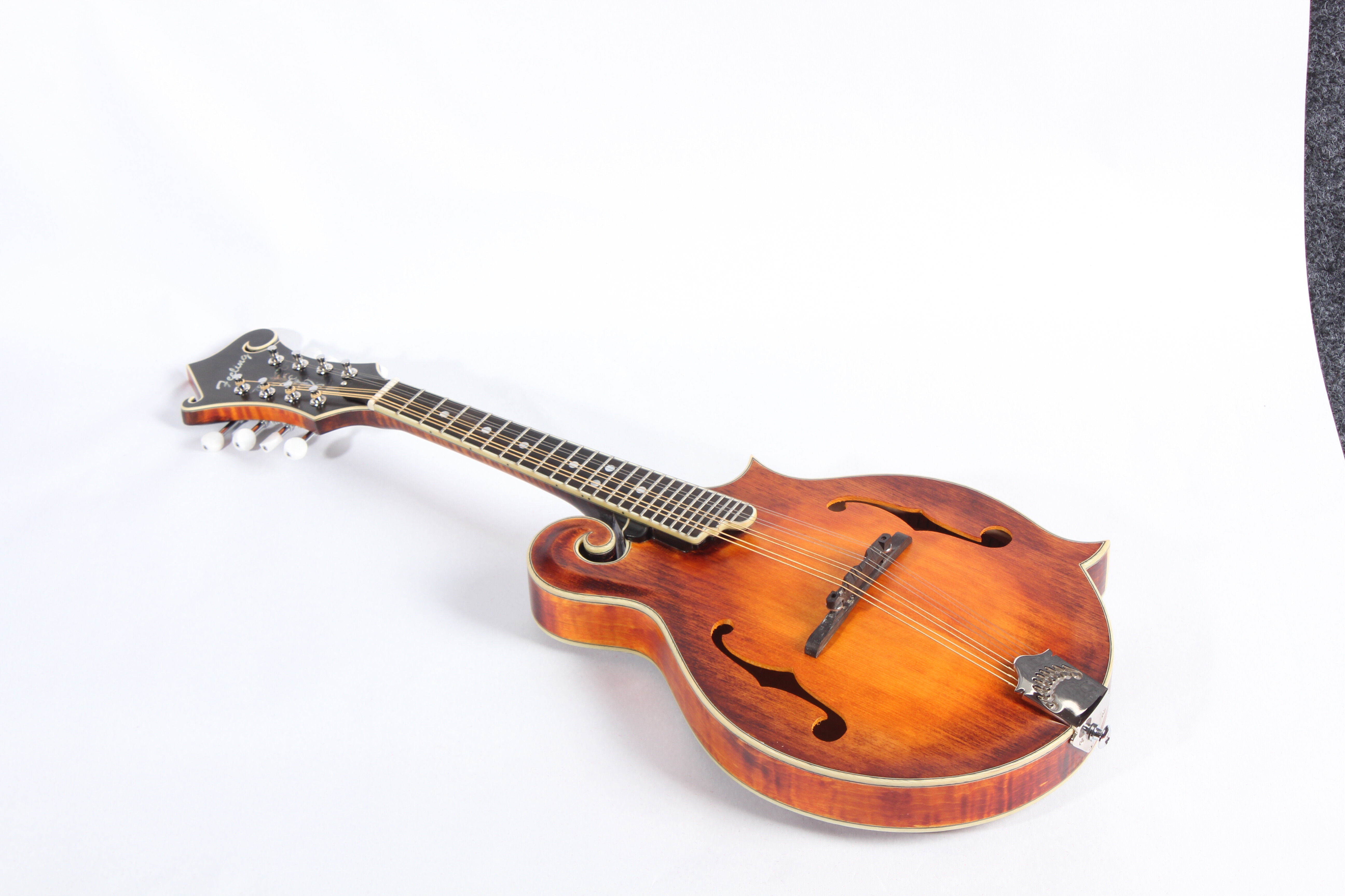 Afanti Solid AAA Flamed Maple Back F Style Mandolin Instrumentos Musicales