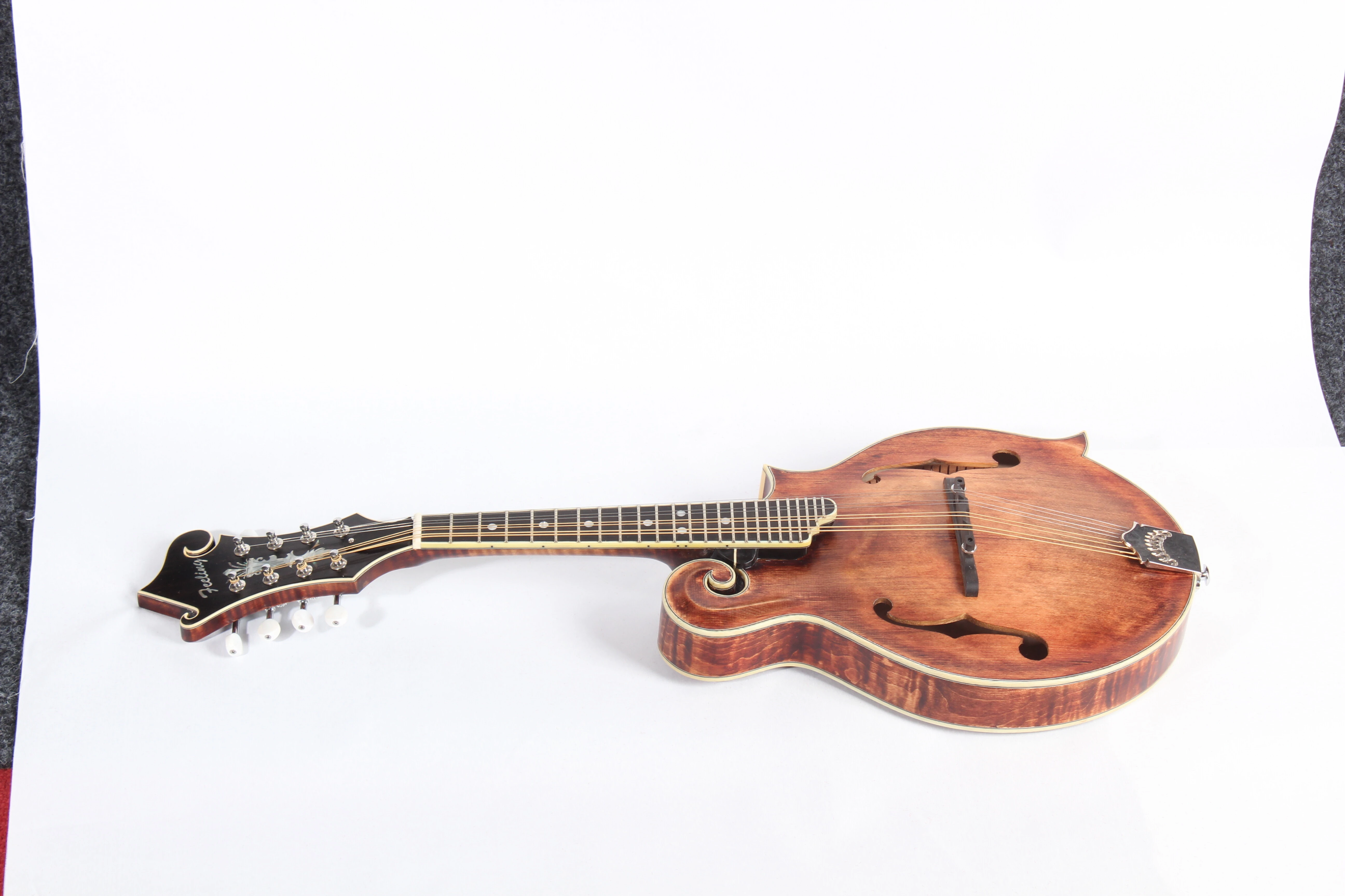 Mandolina Afanti All Solid Wood One Piece Flamed Maple Back Instrumentos Musicales