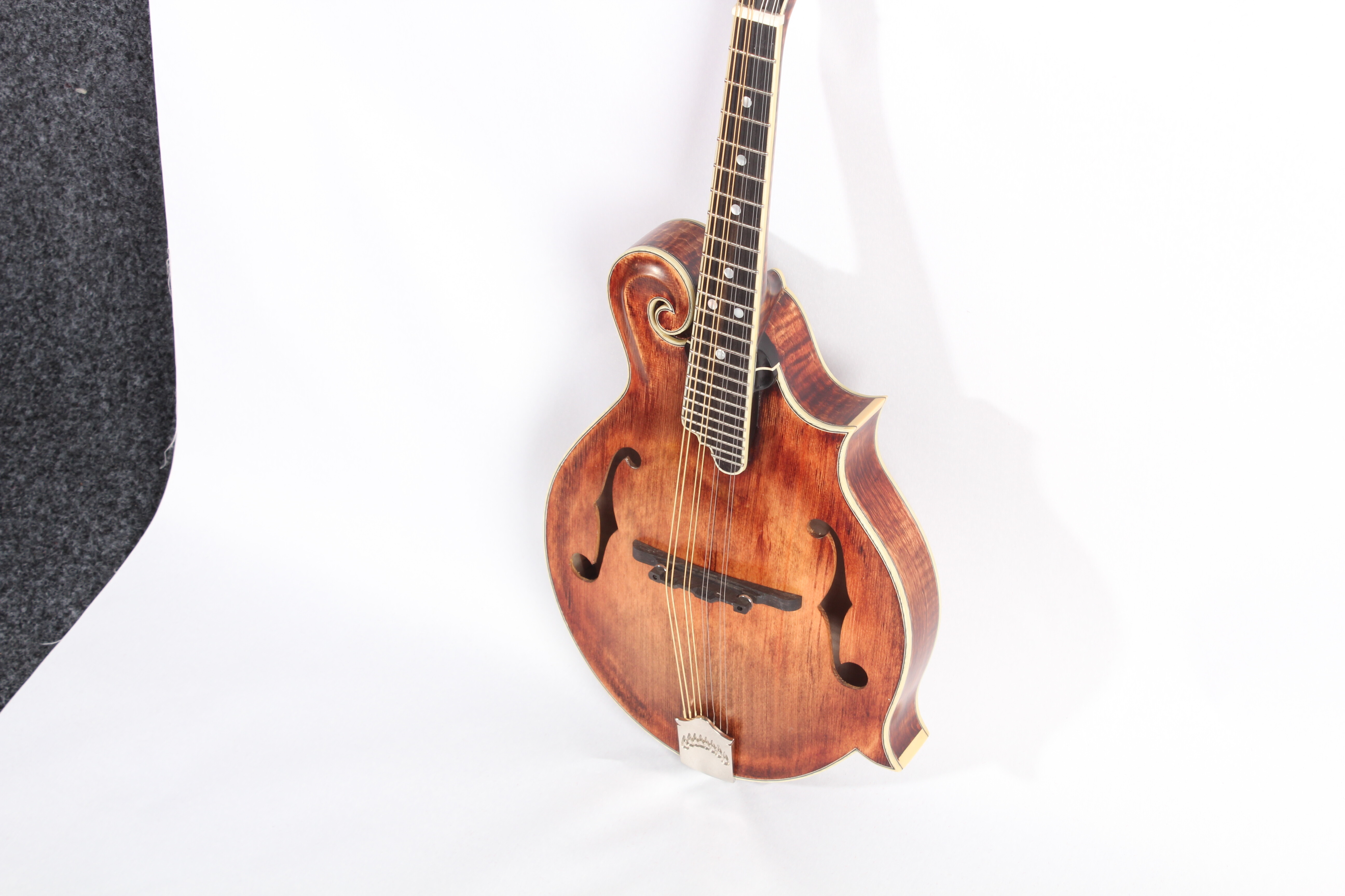 Mandolina Afanti All Solid Wood One Piece Flamed Maple Back Instrumentos Musicales