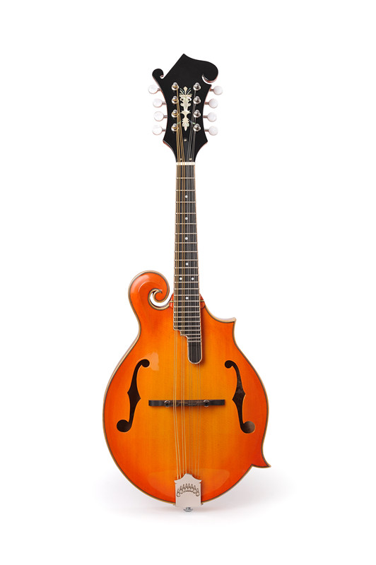 Afanti Music Mandolina Custom Grand Handmade Estilo F Tapa Maciza de Abeto AAA