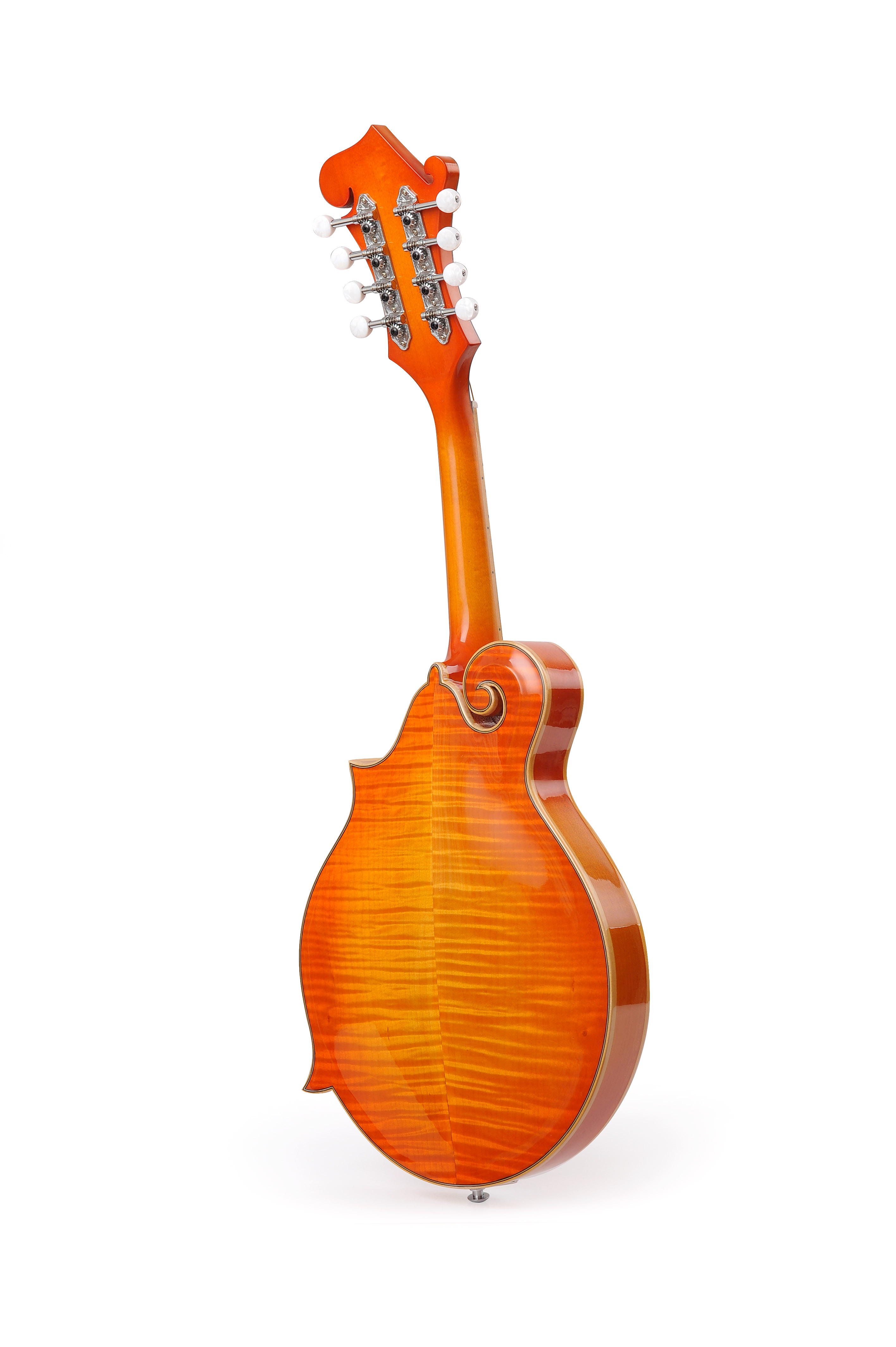 Afanti Music Mandolina Custom Grand Handmade Estilo F Tapa Maciza de Abeto AAA