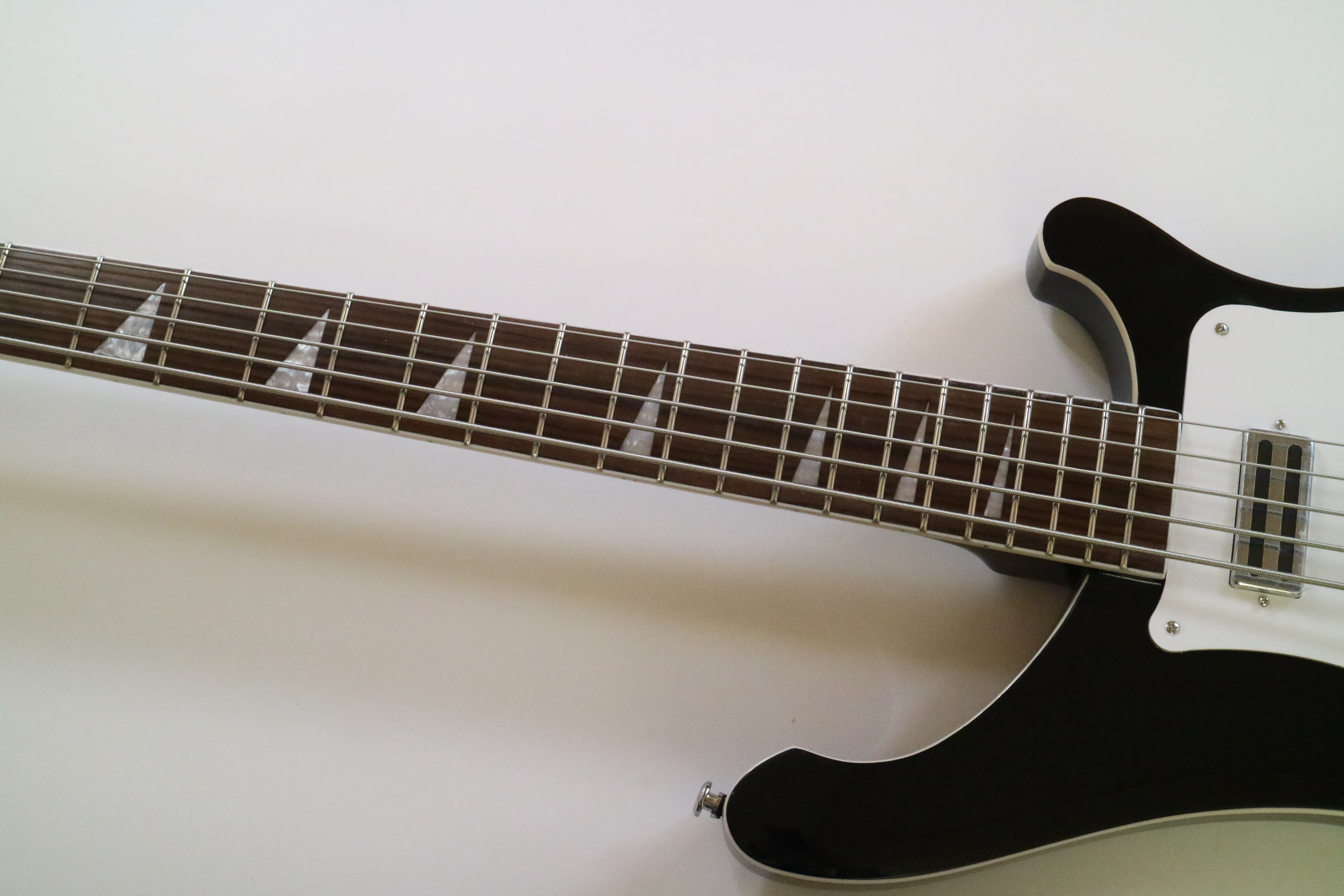 Afanti 22 Trastes Set In 5 Cuerdas Guitarra Bajo Eléctrico Cuerpo Caoba