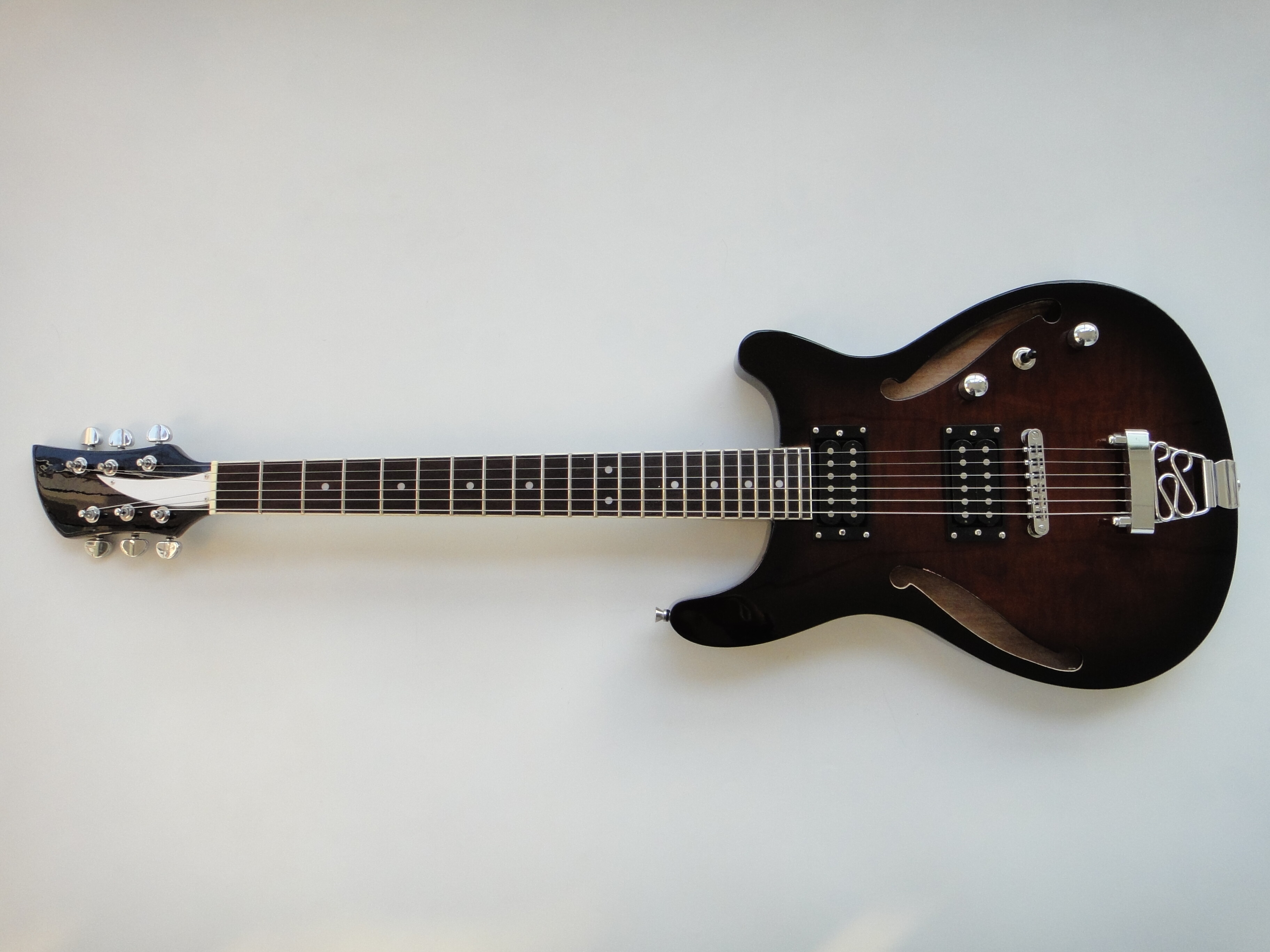 Afanti Guitarra Eléctrica Personalizada Cuerpo Caoba