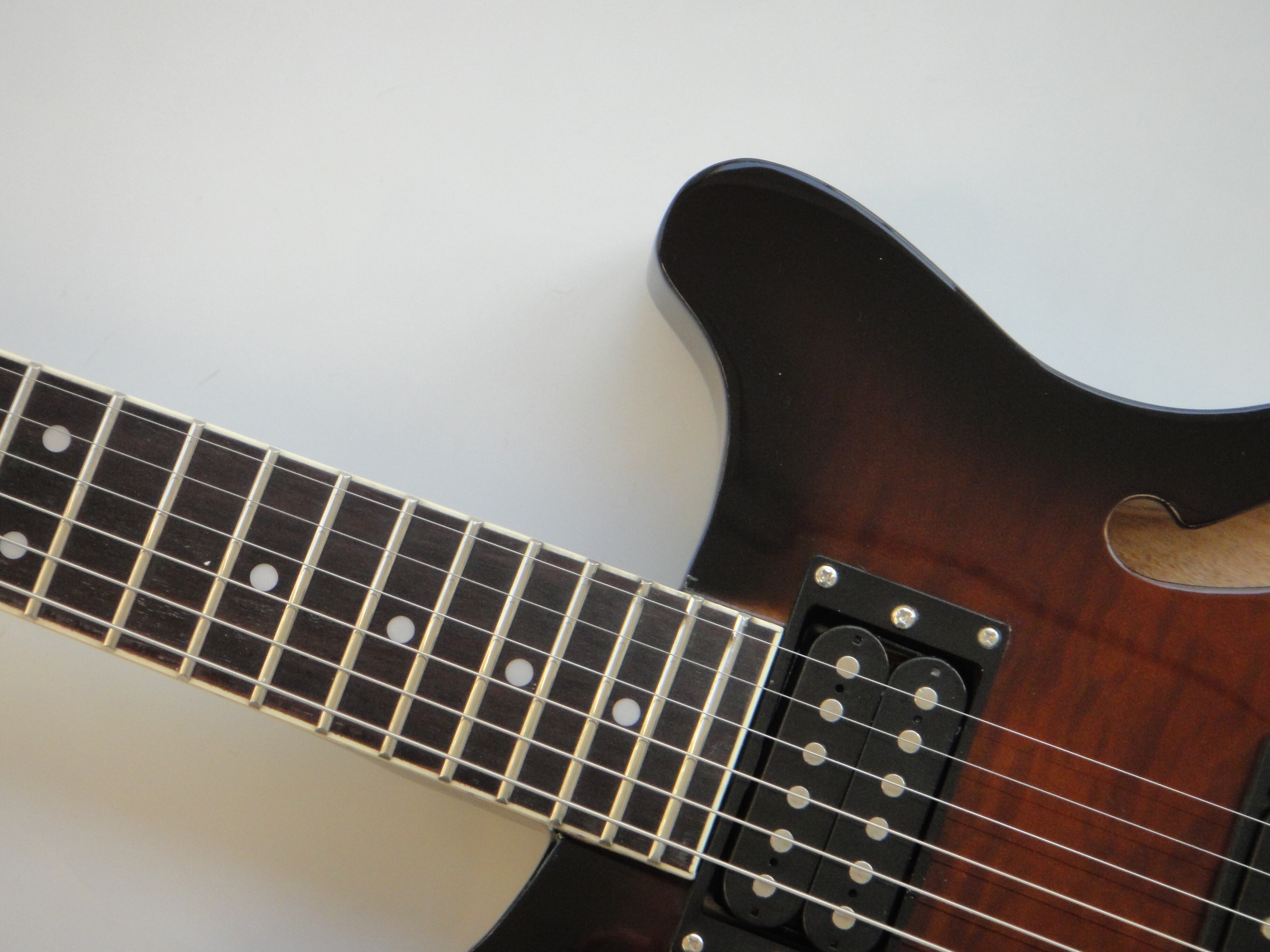 Afanti Guitarra Eléctrica Personalizada Cuerpo Caoba