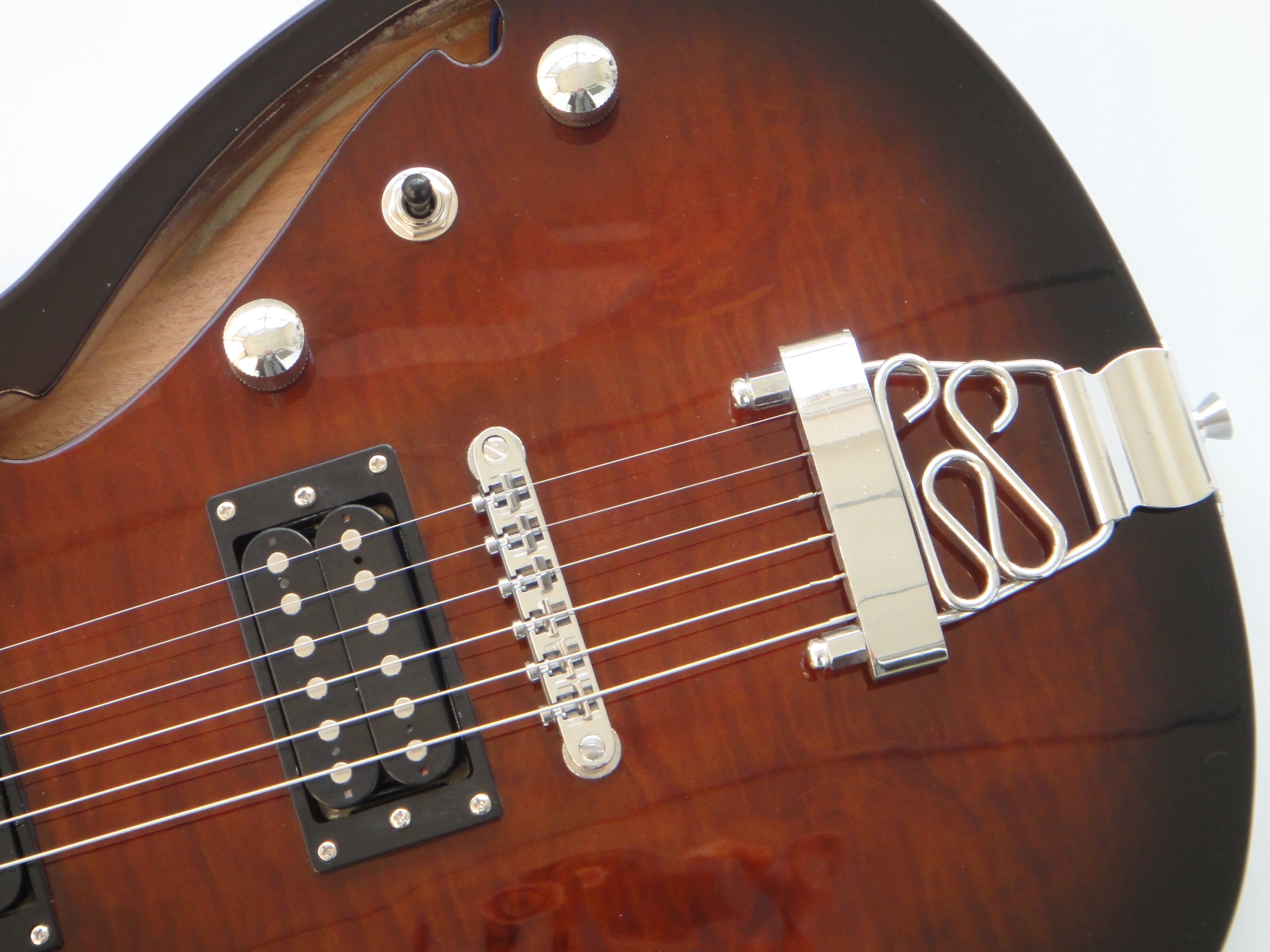 Afanti Guitarra Eléctrica Personalizada Cuerpo Caoba