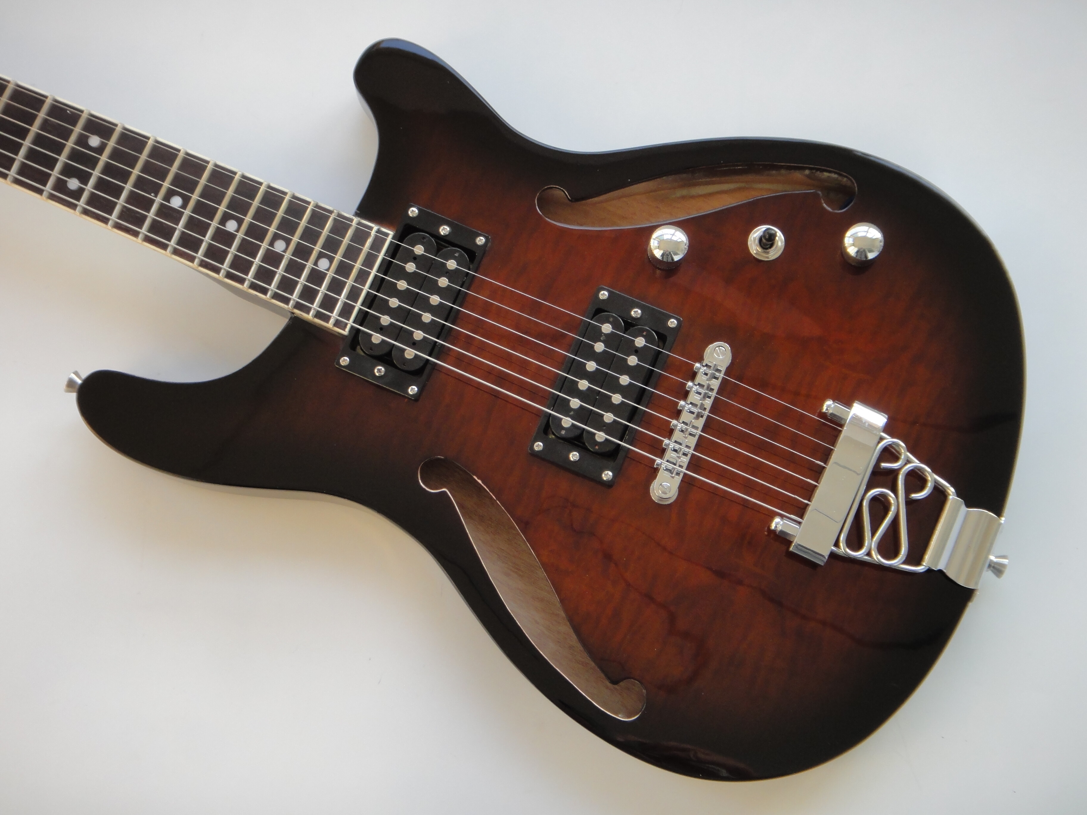 Afanti Guitarra Eléctrica Personalizada Cuerpo Caoba