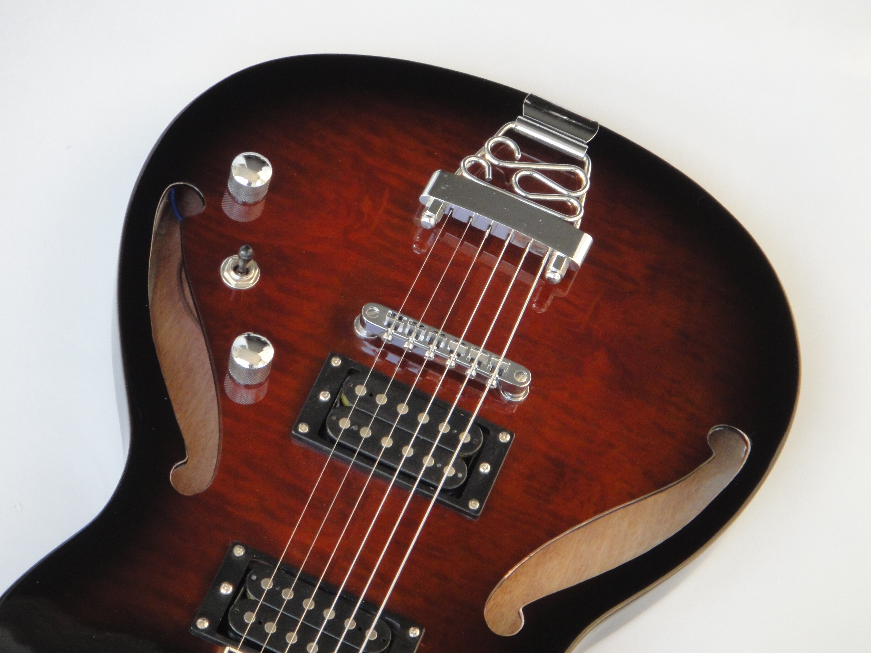 Afanti Guitarra Eléctrica Personalizada Cuerpo Caoba