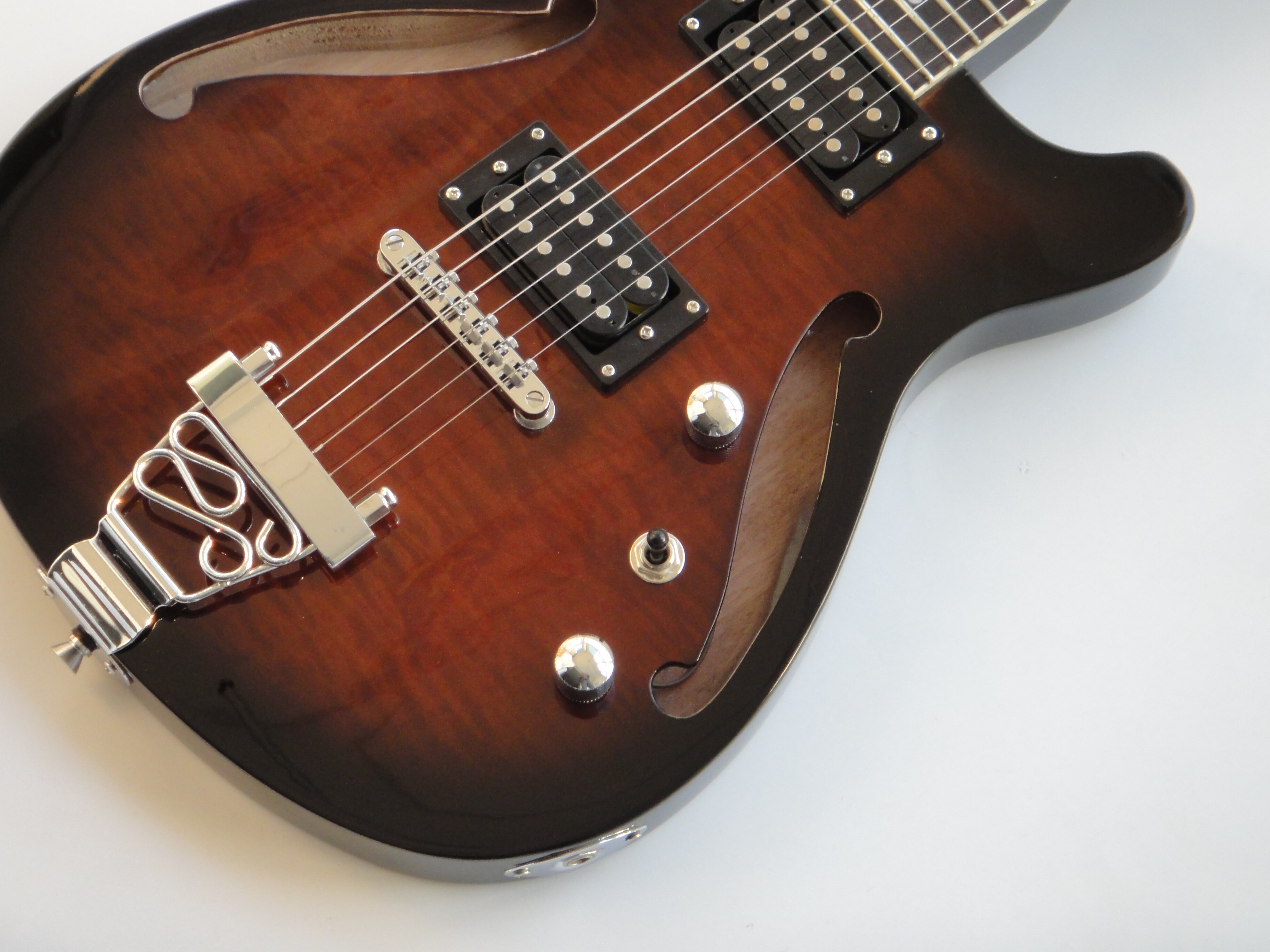 Afanti Guitarra Eléctrica Personalizada Cuerpo Caoba