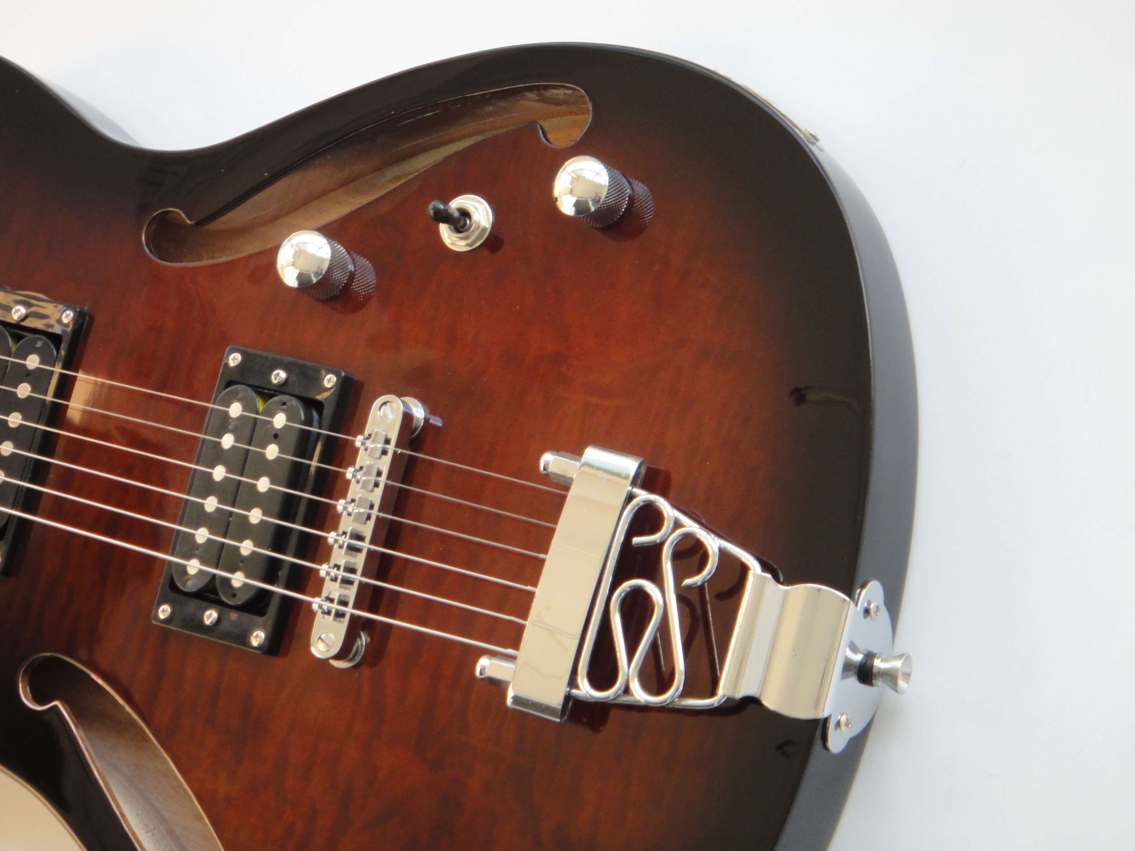 Afanti Guitarra Eléctrica Personalizada Cuerpo Caoba