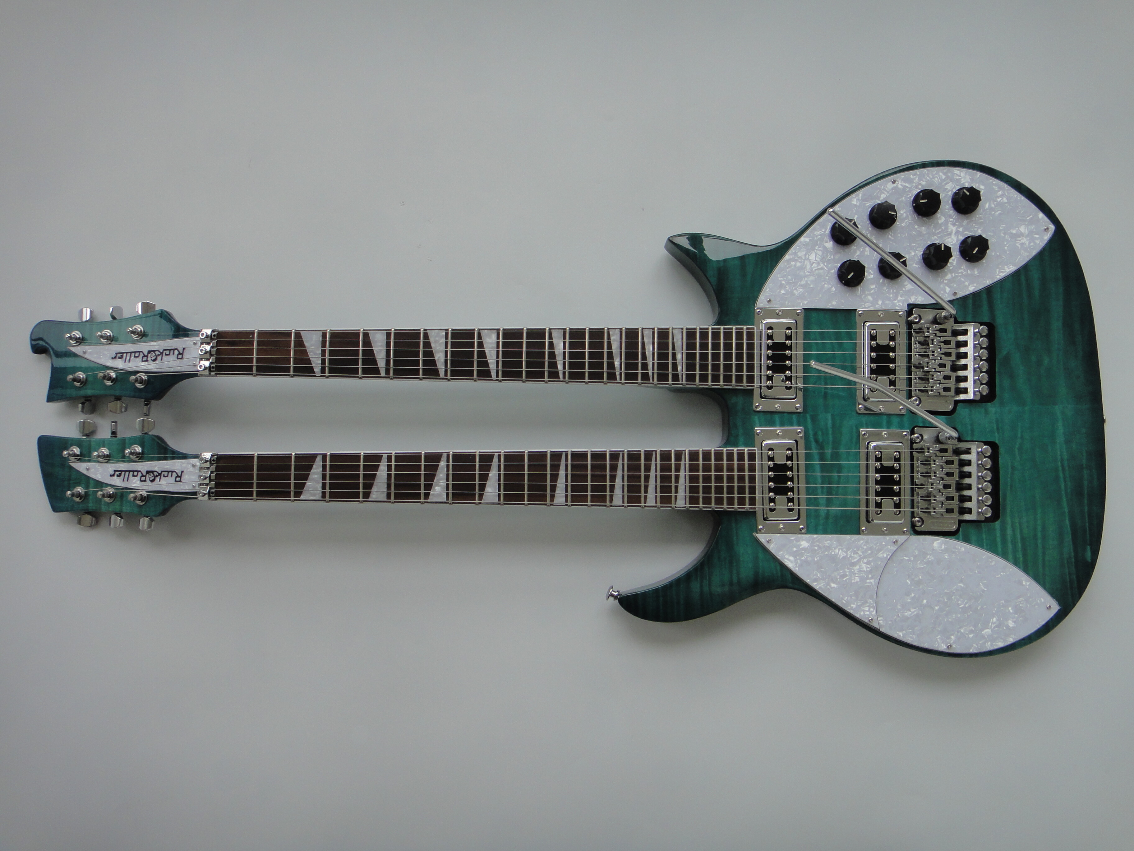 Afanti Guitarra Eléctrica Personalizada Doble Mástil