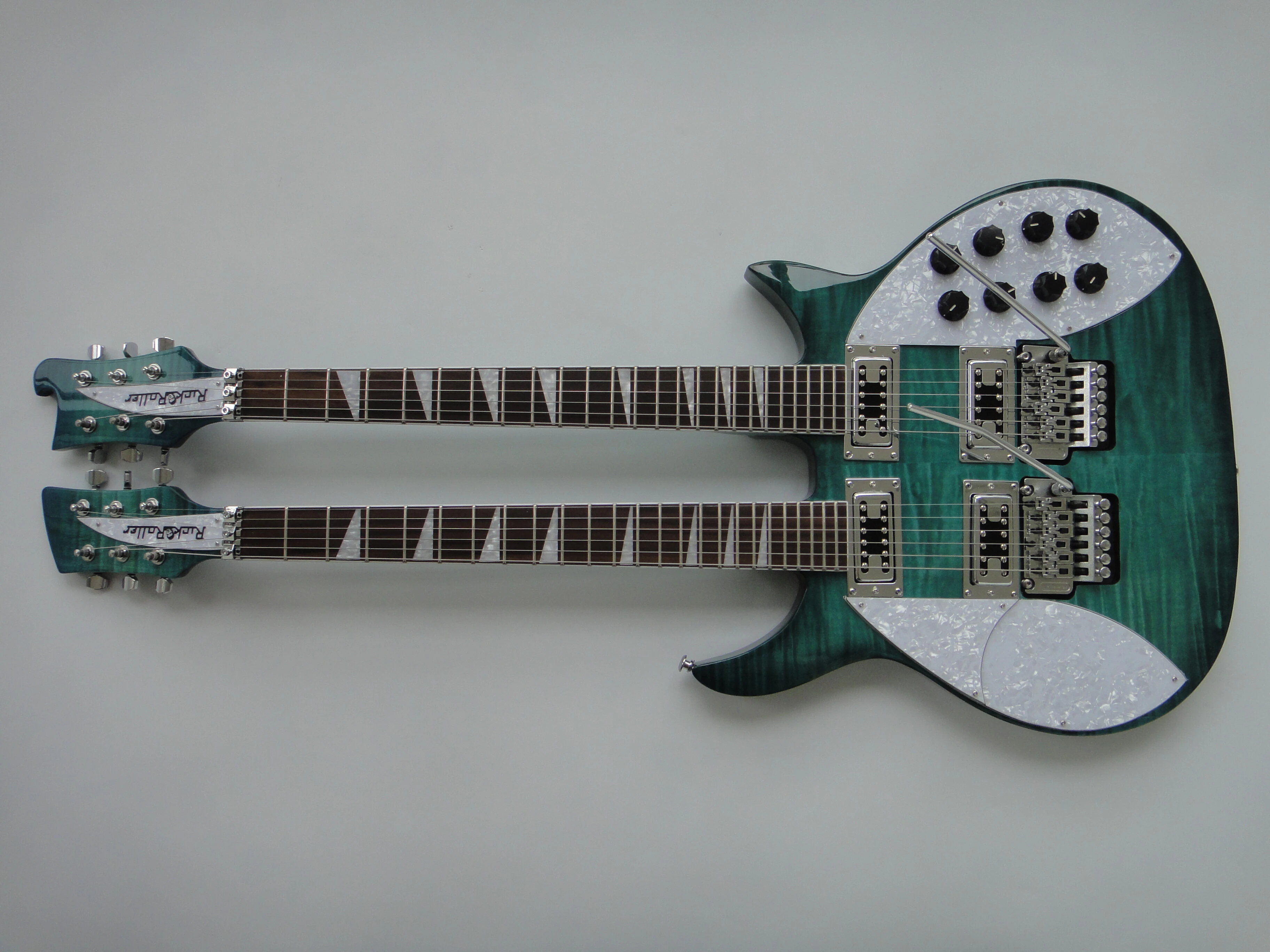 Afanti Guitarra Eléctrica Personalizada Doble Mástil