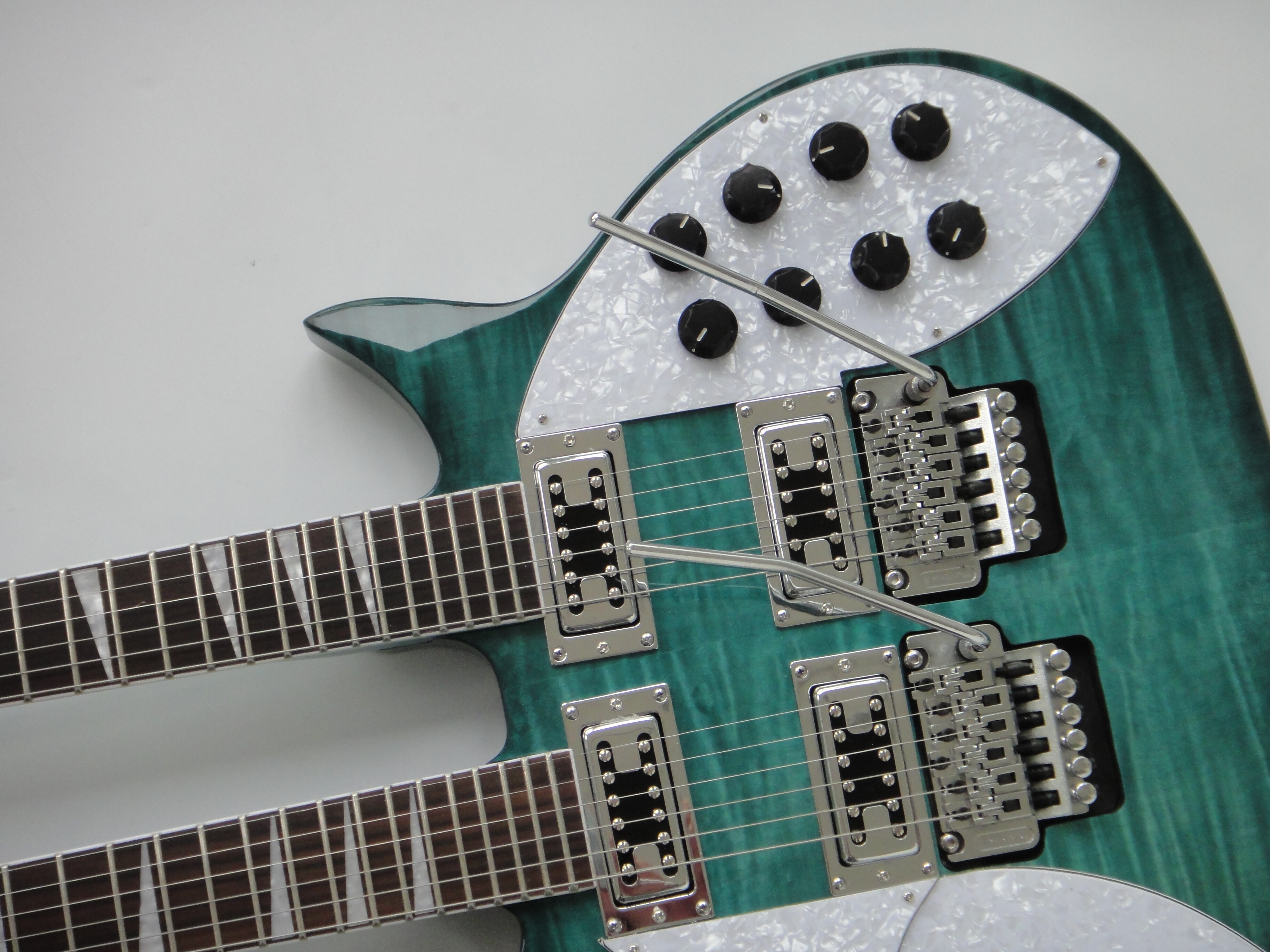 Afanti Guitarra Eléctrica Personalizada Doble Mástil