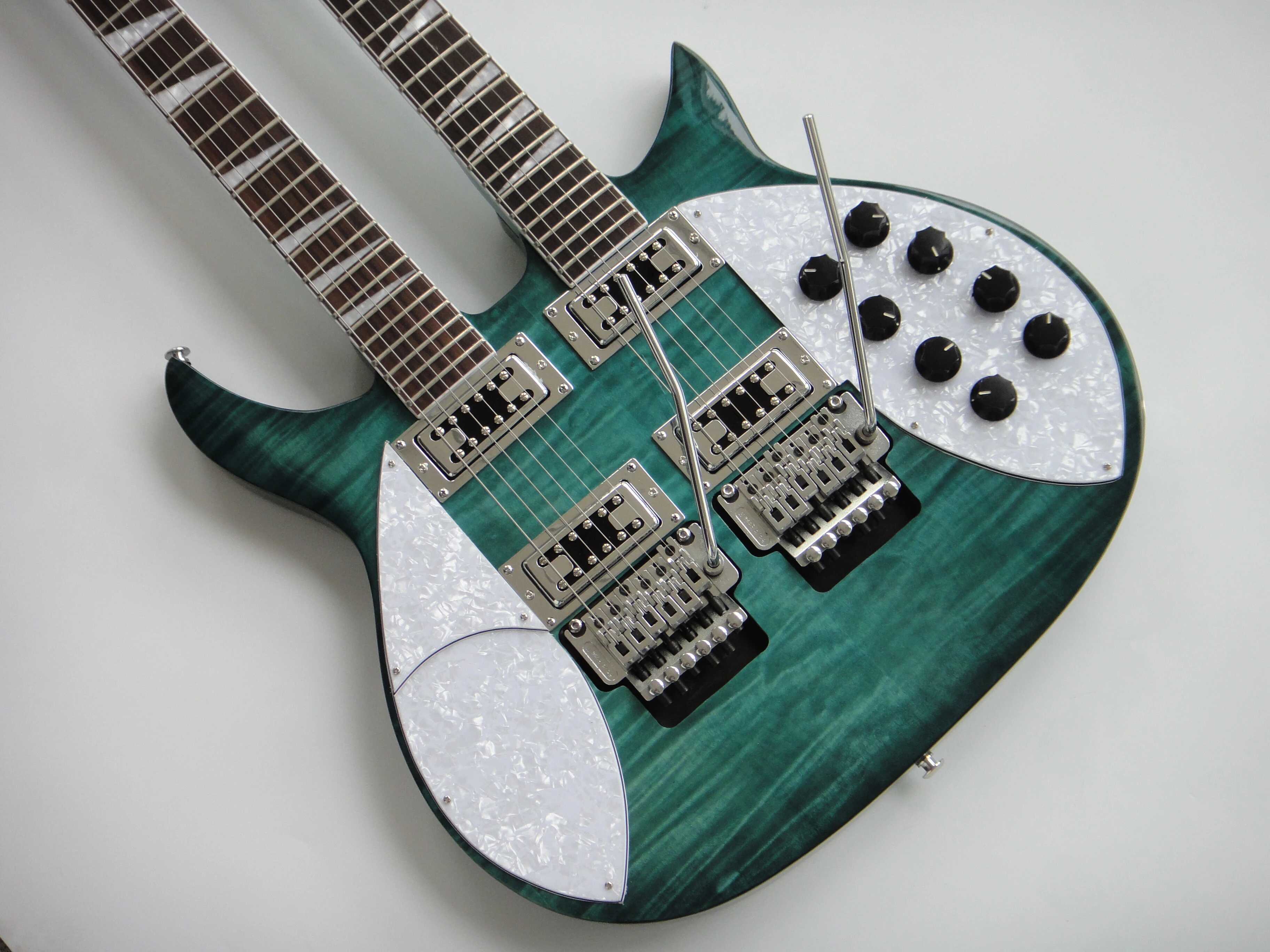 Afanti Guitarra Eléctrica Personalizada Doble Mástil