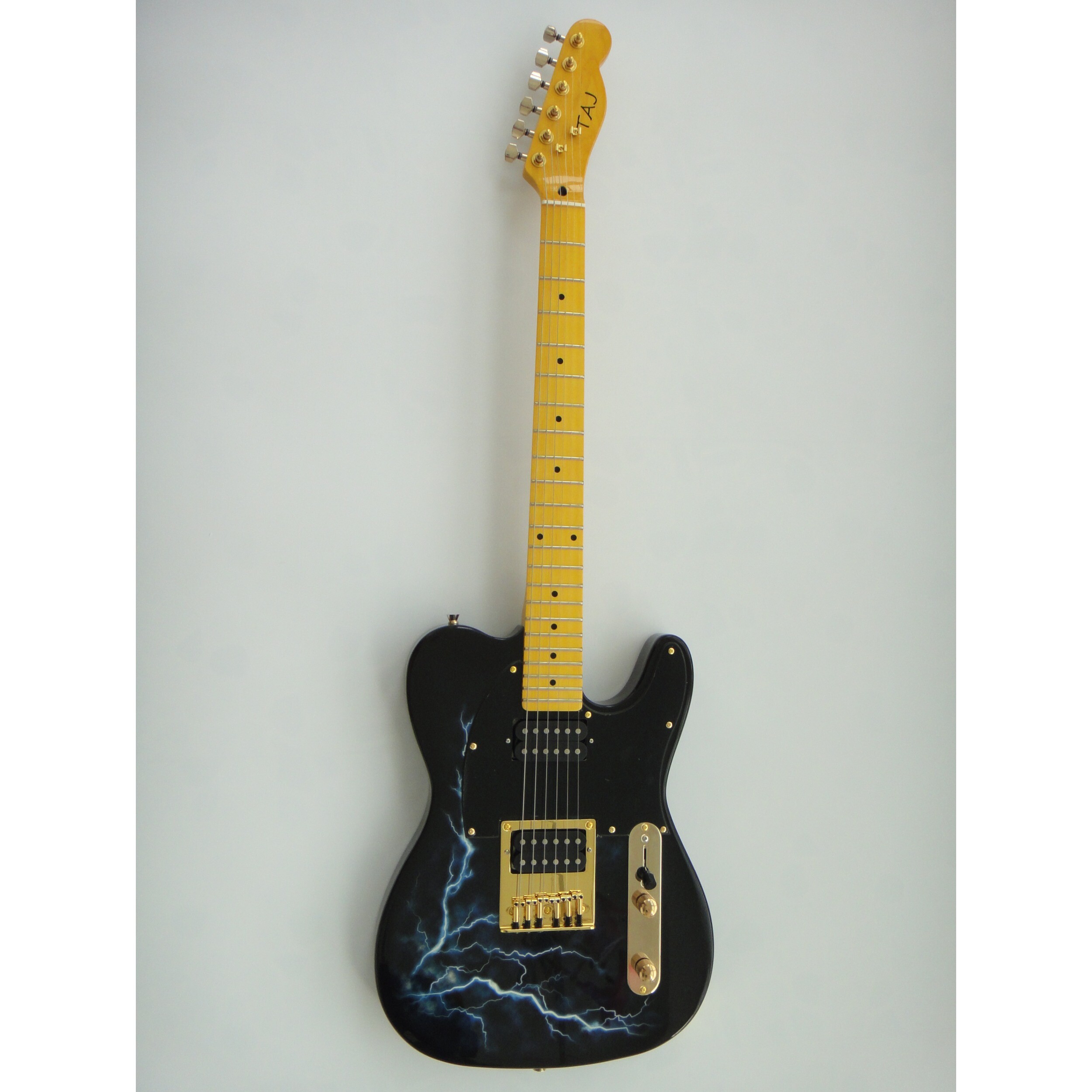 Guitarra Eléctrica Afanti Customized Cuerpo Caoba Diapasón Arce