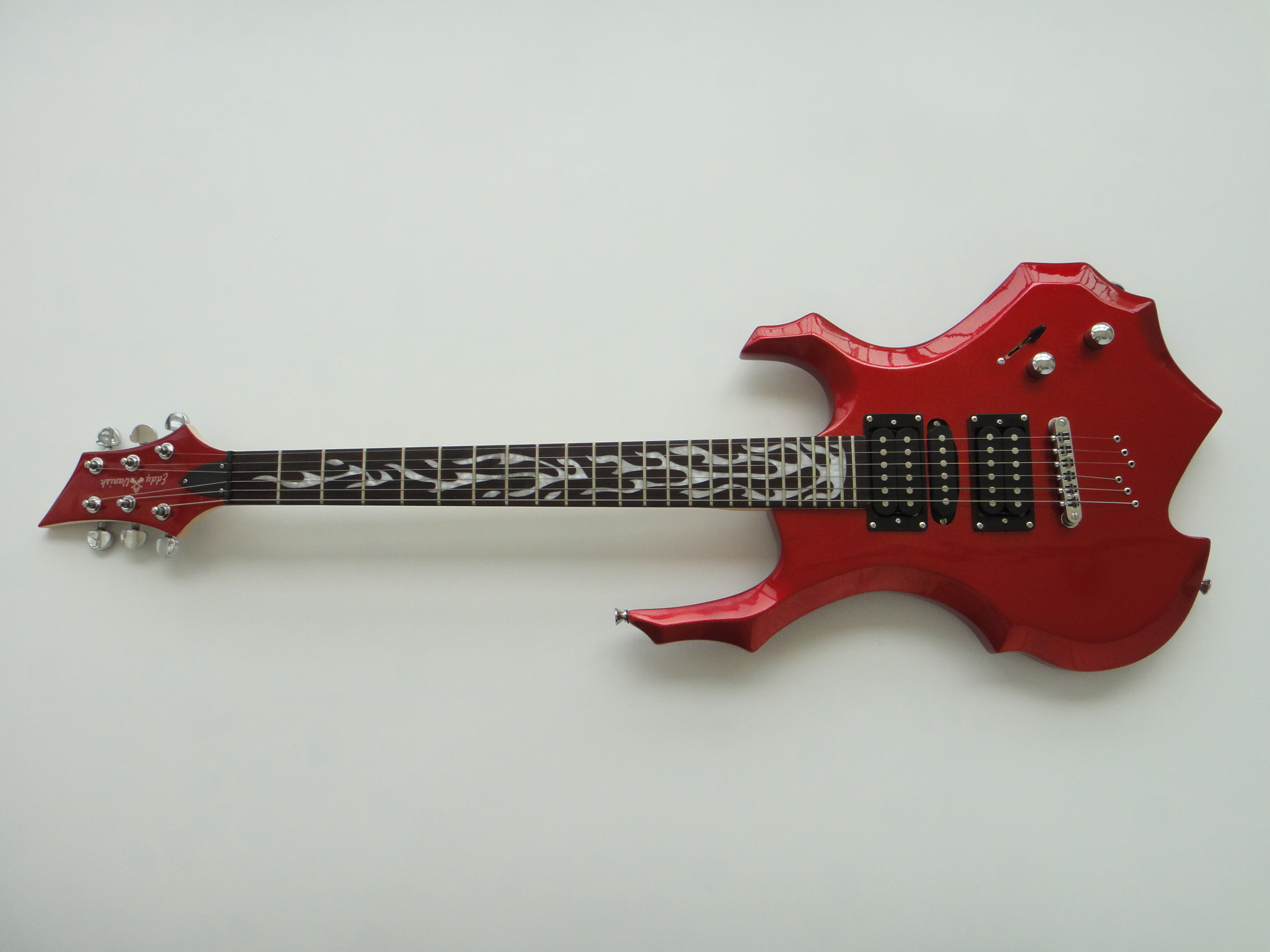 Guitarra Eléctrica Afanti Customized 6 Cuerdas Color Rojo
