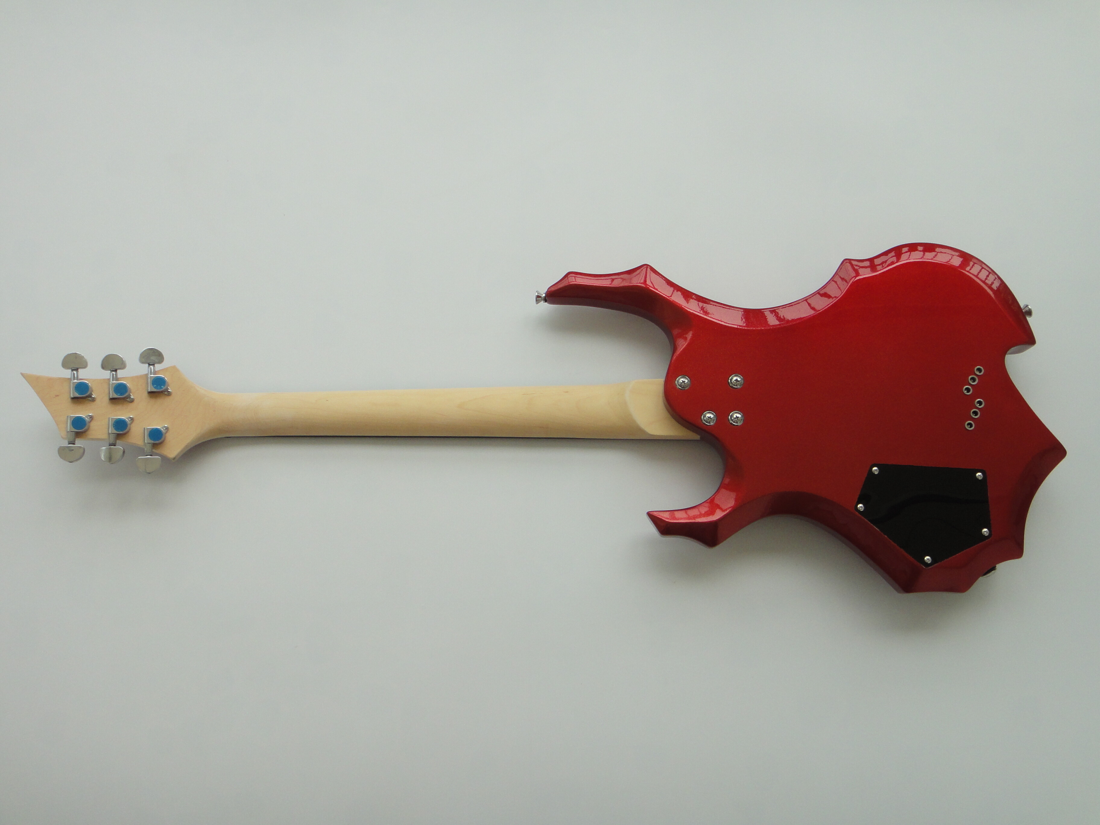Guitarra Eléctrica Afanti Customized 6 Cuerdas Color Rojo