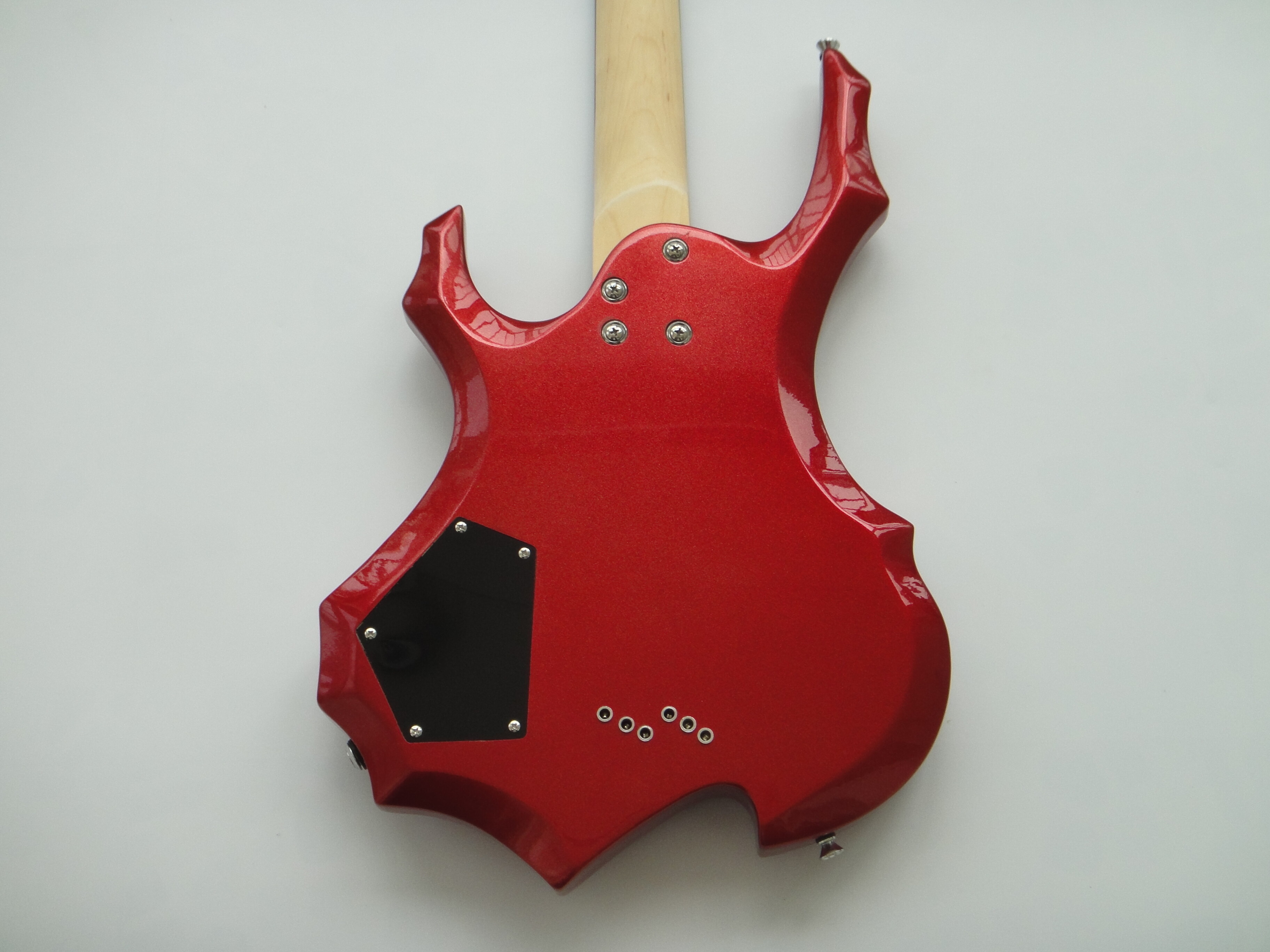 Guitarra Eléctrica Afanti Customized 6 Cuerdas Color Rojo