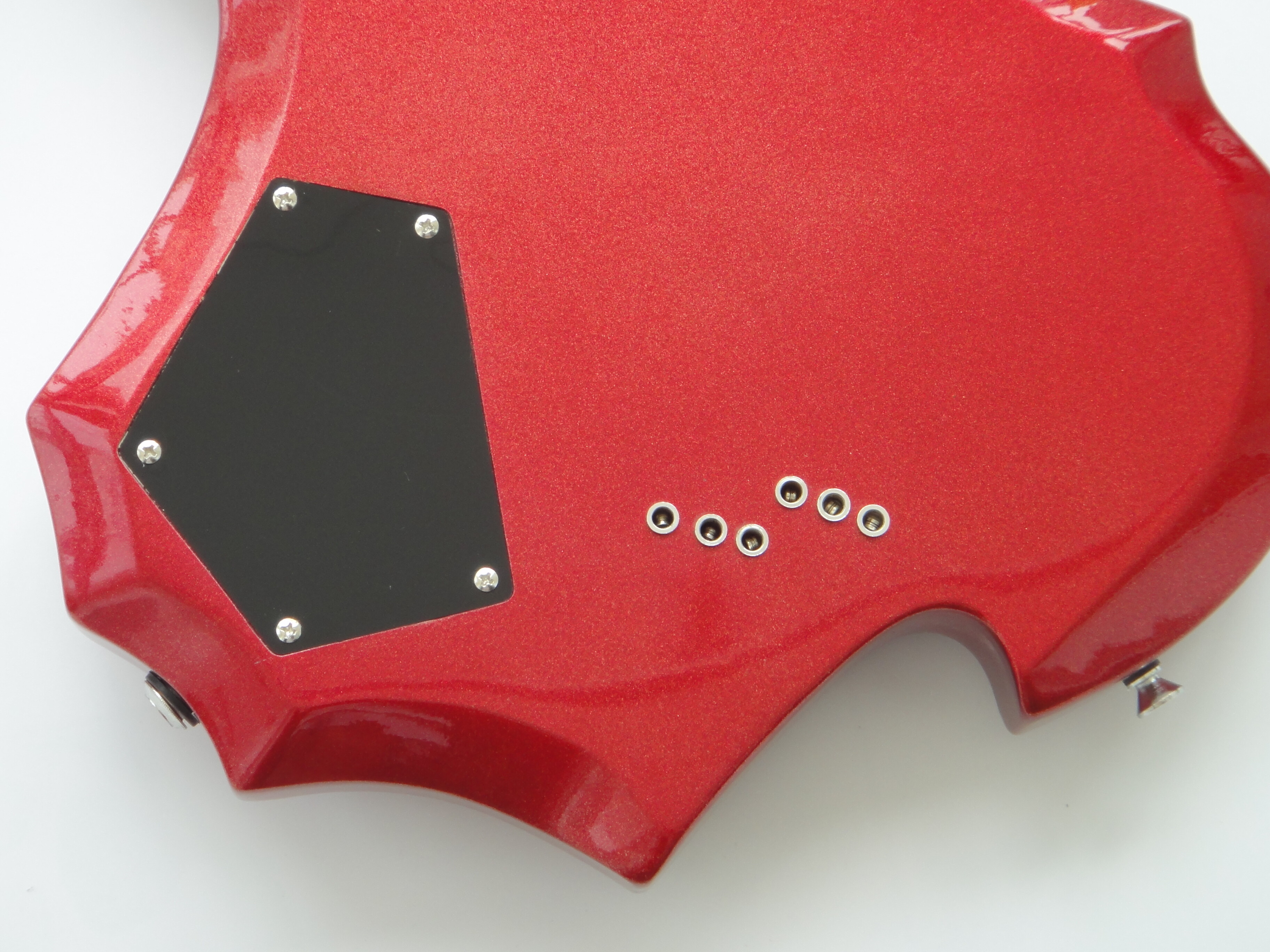 Guitarra Eléctrica Afanti Customized 6 Cuerdas Color Rojo