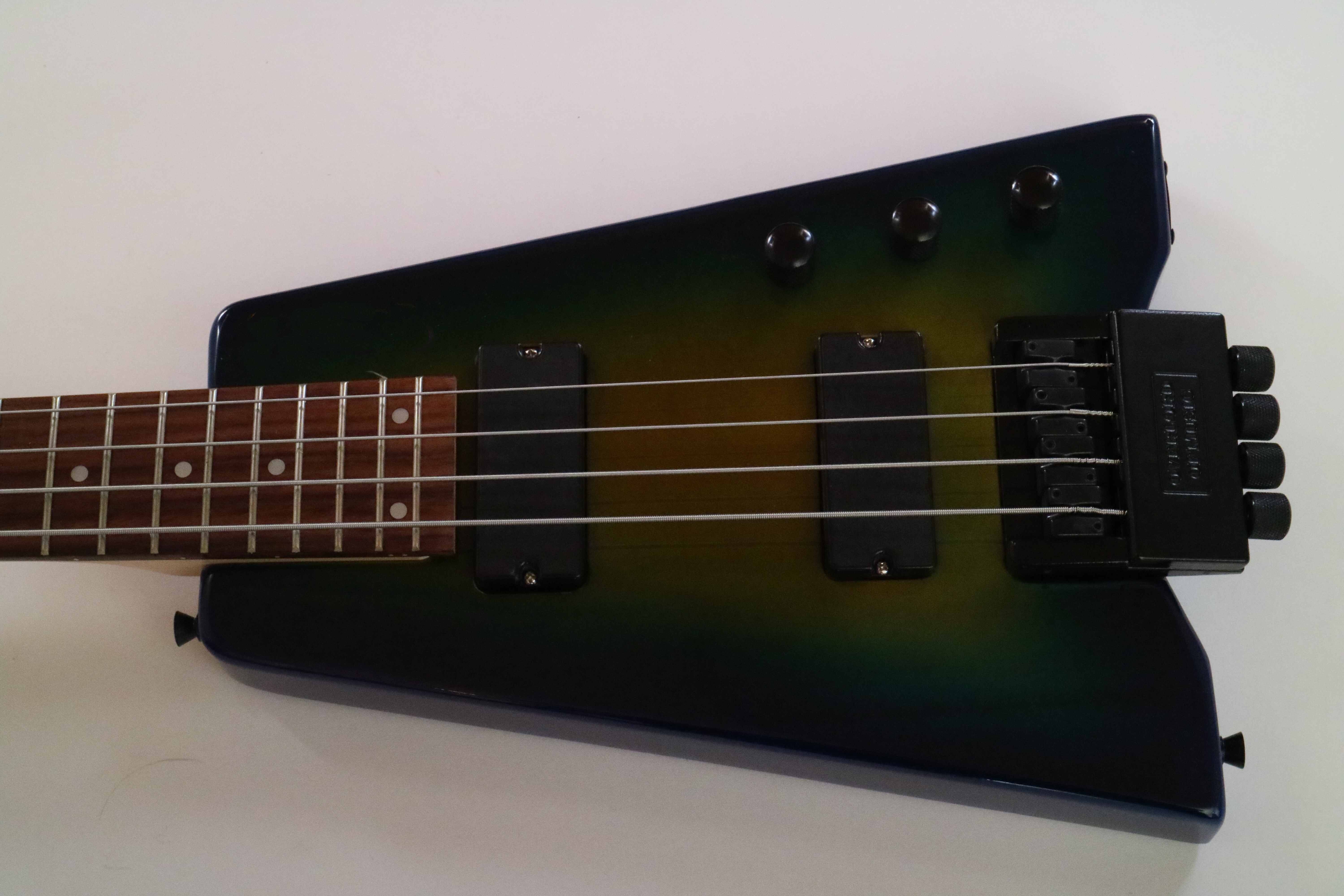 Afanti Guitarra Eléctrica Personalizada 4 Cuerdas Sin Cabeza