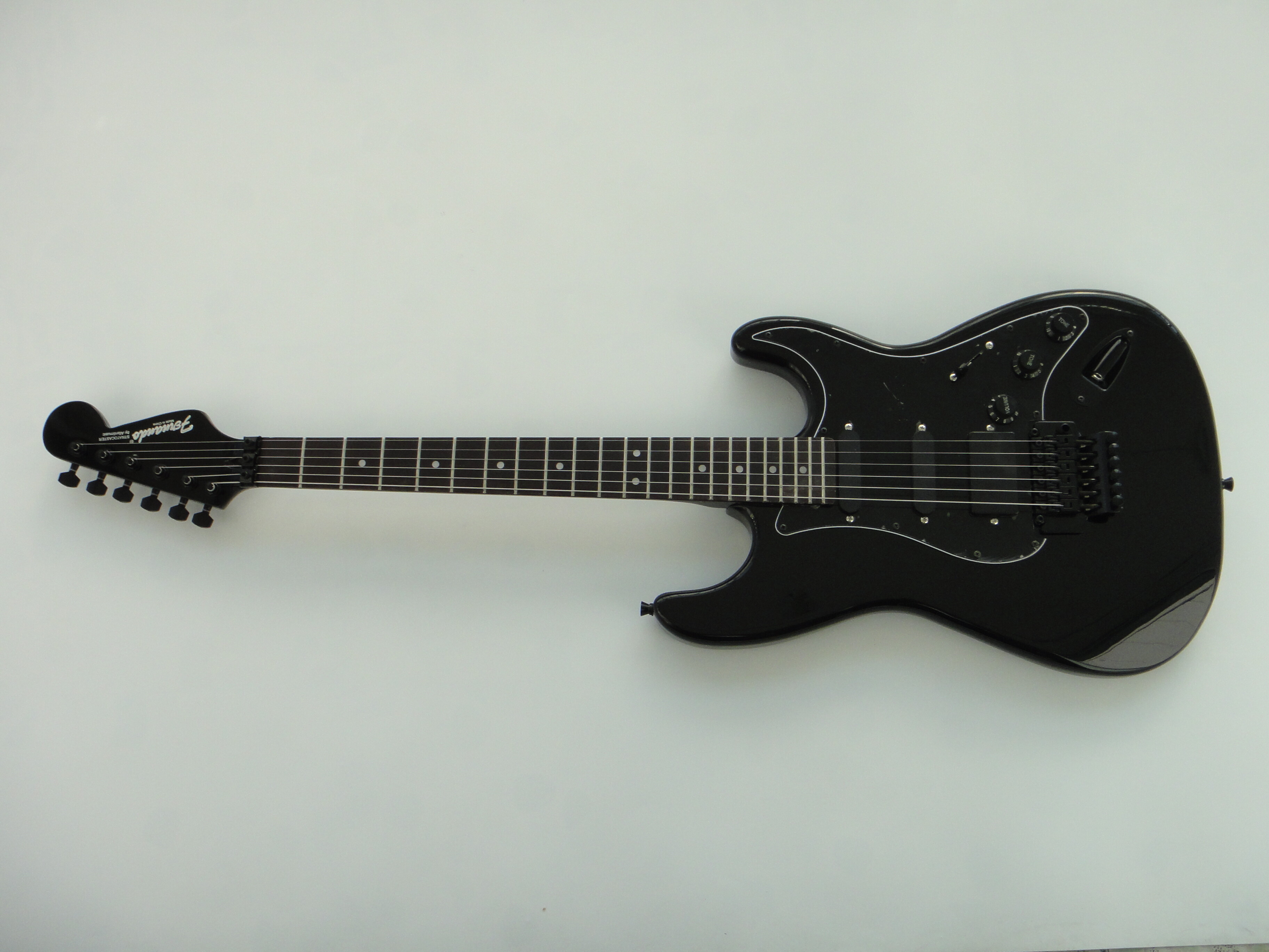 Guitarra Eléctrica Afanti Customized Ancient SSS Pickups Cuerpo Caoba Negro