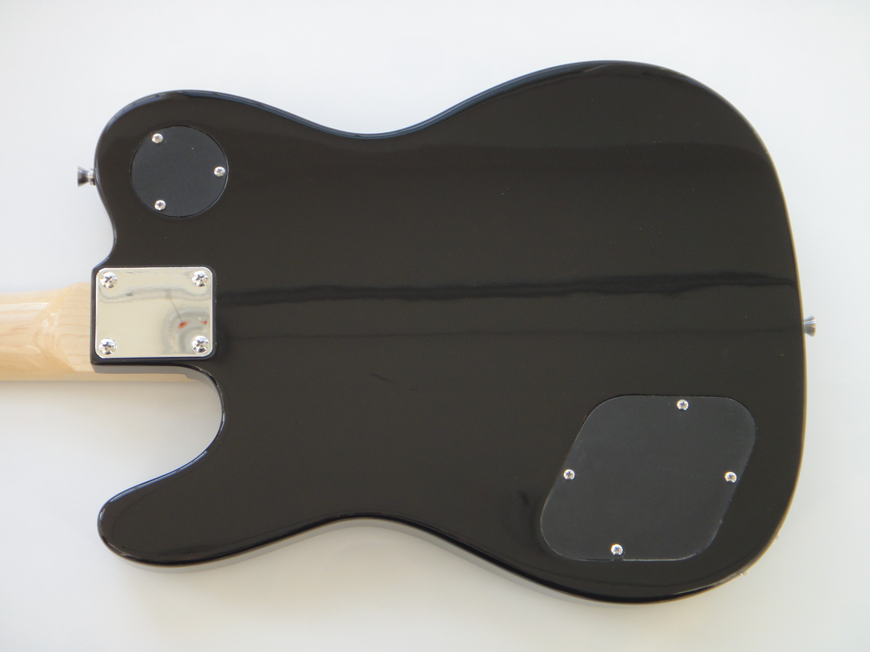 Afanti Guitarra acústica eléctrica con cuello de arce atornillado